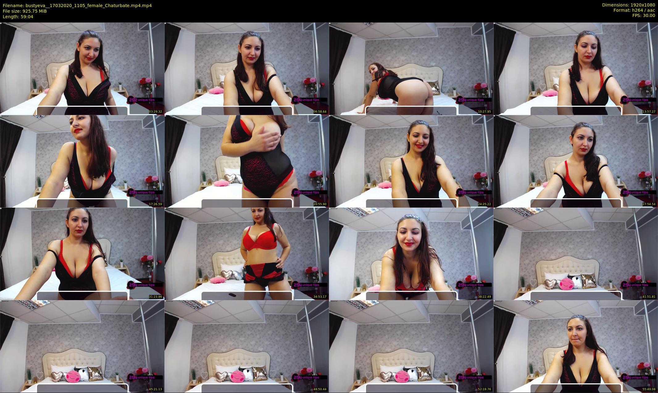 bustyeva_ — 60 minute Chaturbate female cam show recording, 1080p, Mar 17, 2020
