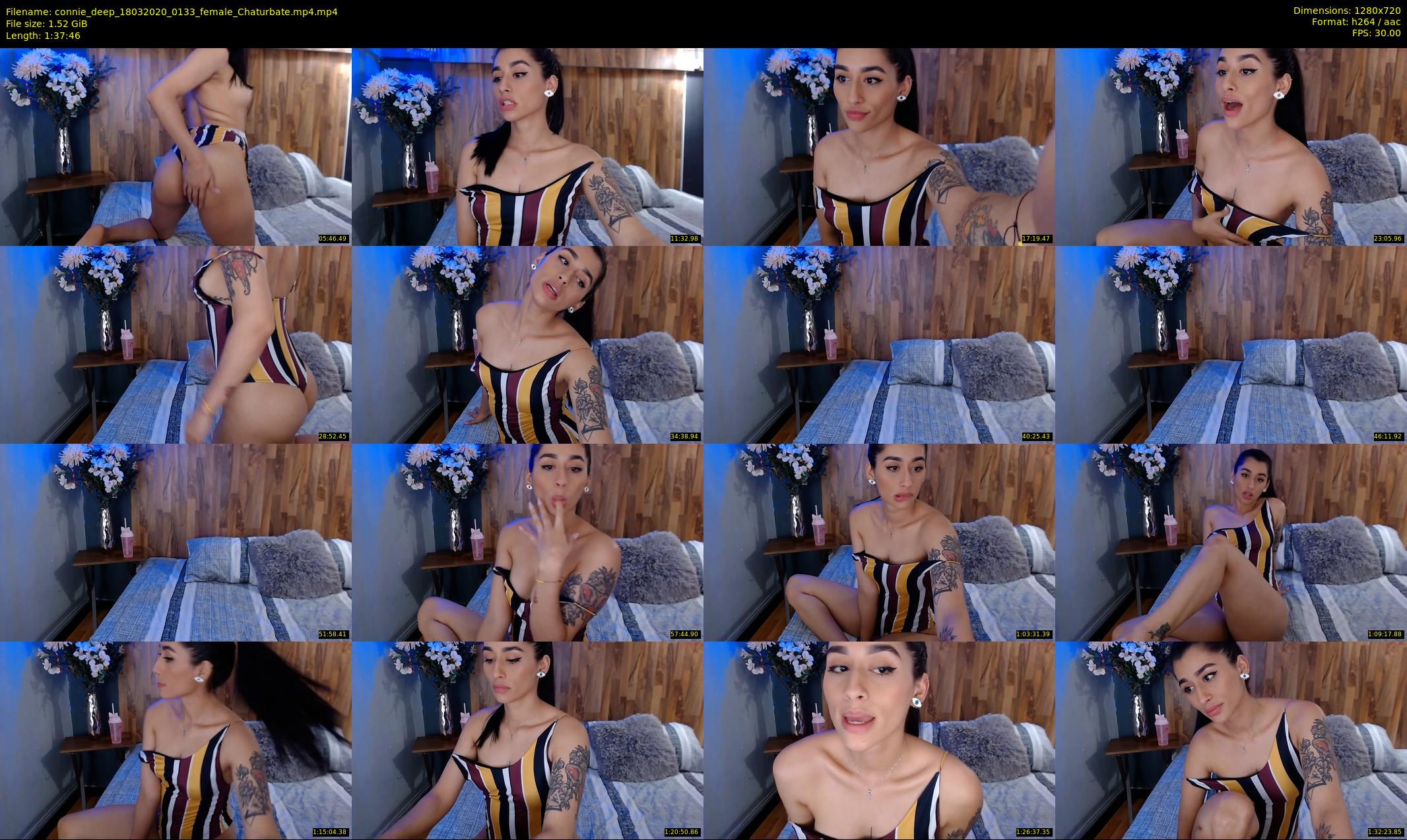 connie_deep — 98 minute Chaturbate female cam show recording, 720p, Mar 18, 2020