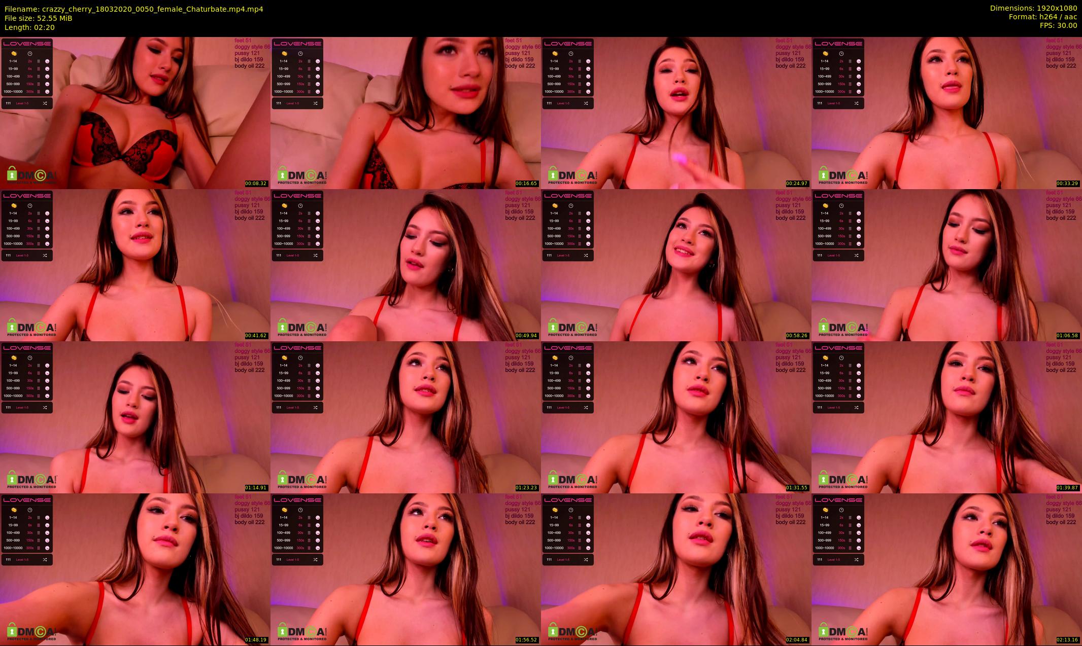 crazzy_cherry — 3 minute Chaturbate female cam show recording, 1080p, Mar 18, 2020