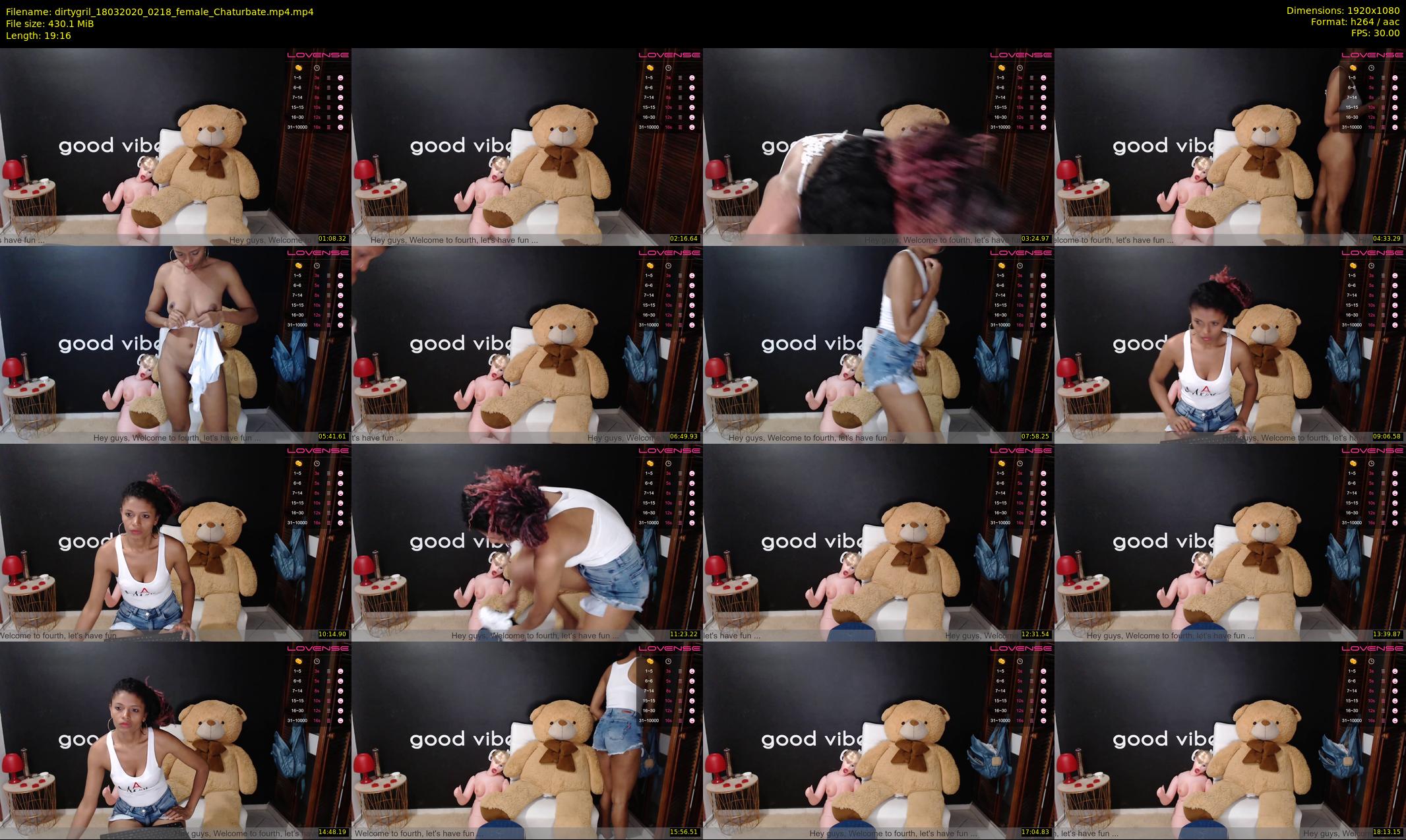 dirtygril — 20 minute Chaturbate female cam show recording, 1080p, Mar 18, 2020