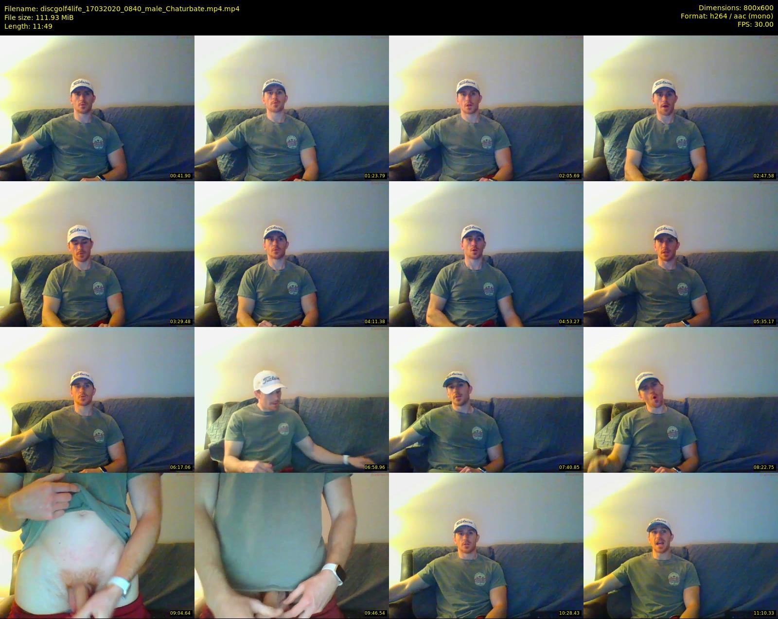 discgolf4life — 12 minute Chaturbate male cam show recording, 480p, Mar 17, 2020