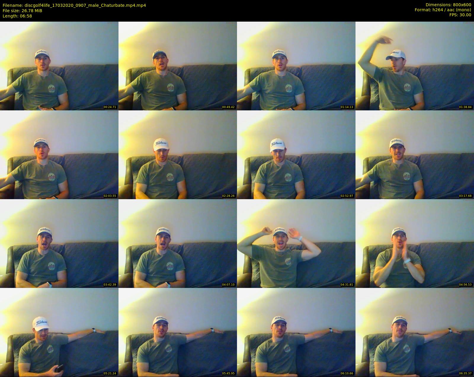 discgolf4life — 7 minute Chaturbate male cam show recording, 480p, Mar 17, 2020