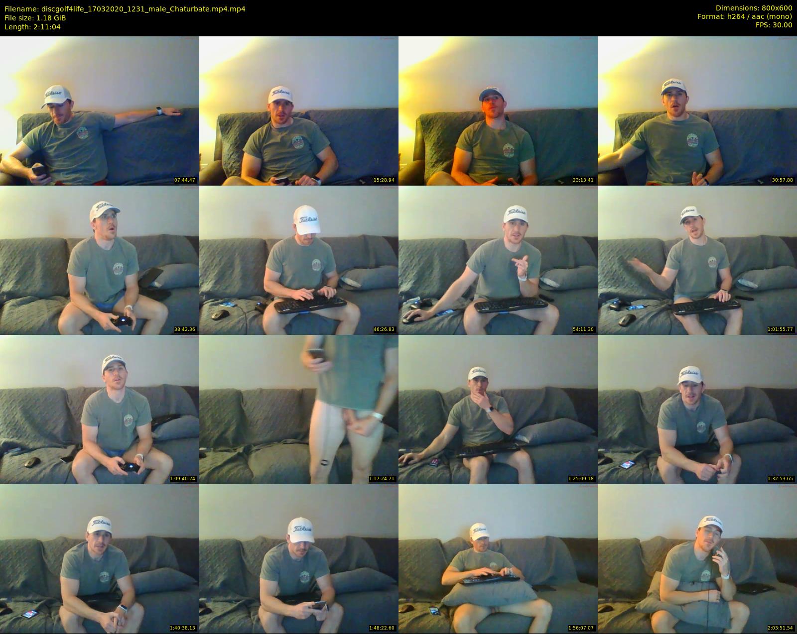 discgolf4life — 132 minute Chaturbate male cam show recording, 480p, Mar 17, 2020