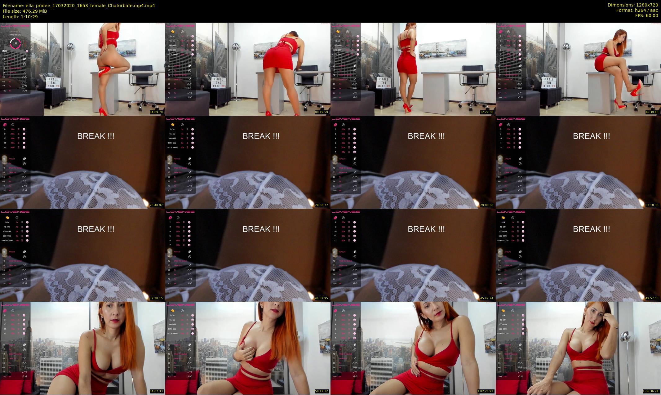ella_pridee — 71 minute Chaturbate female cam show recording, 720p, Mar 17, 2020