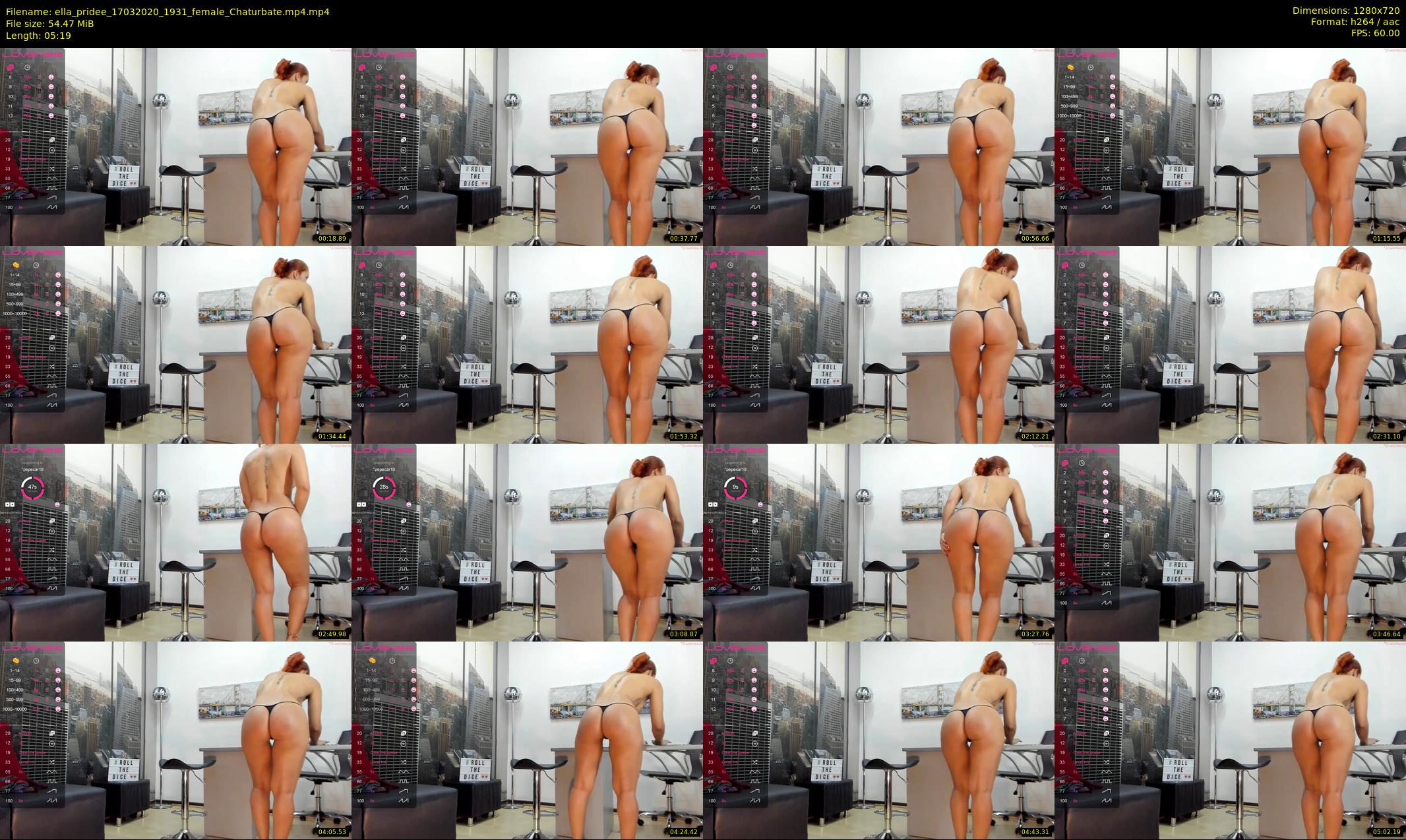 ella_pridee — 6 minute Chaturbate female cam show recording, 720p, Mar 17, 2020