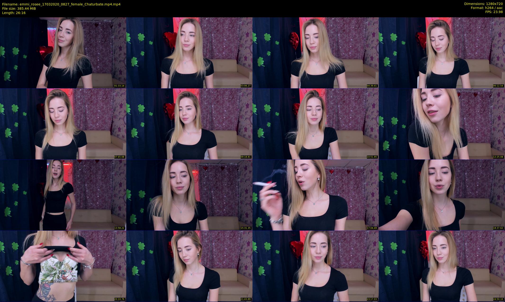 emmi_rosee — 27 minute Chaturbate female cam show recording, 720p, Mar 17, 2020