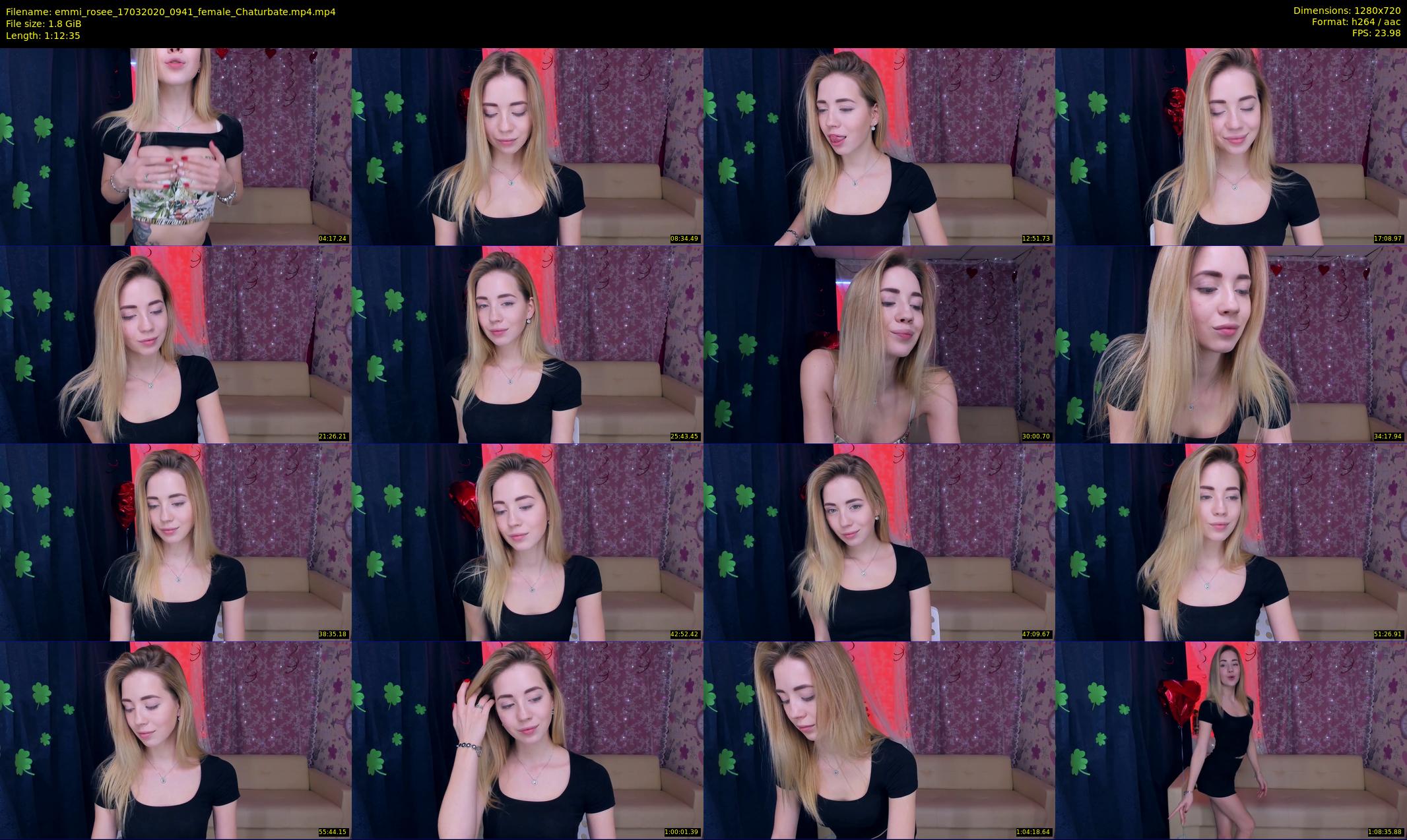 emmi_rosee — 73 minute Chaturbate female cam show recording, 720p, Mar 17, 2020
