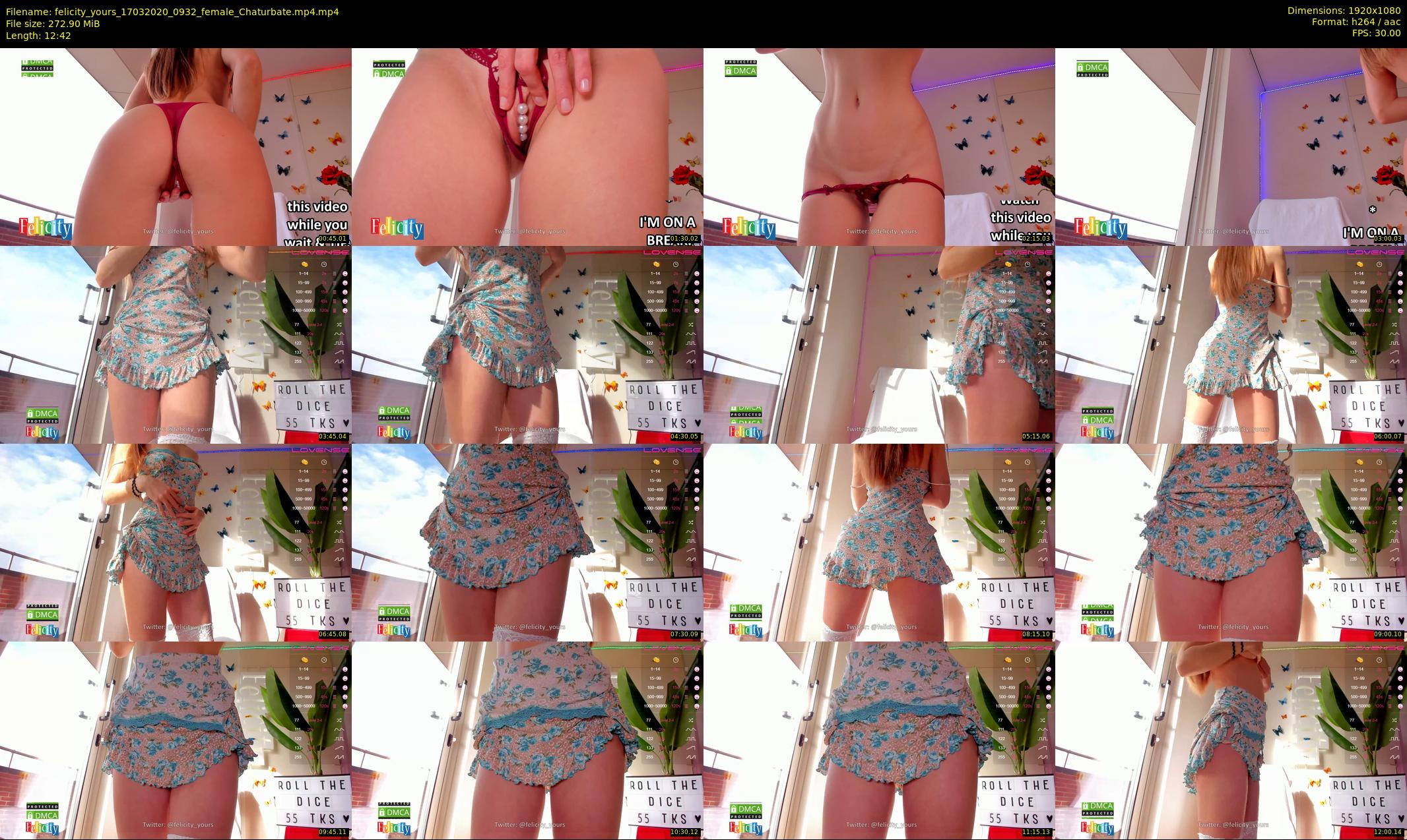 felicity_yours — 13 minute Chaturbate female cam show recording, 1080p, Mar 17, 2020