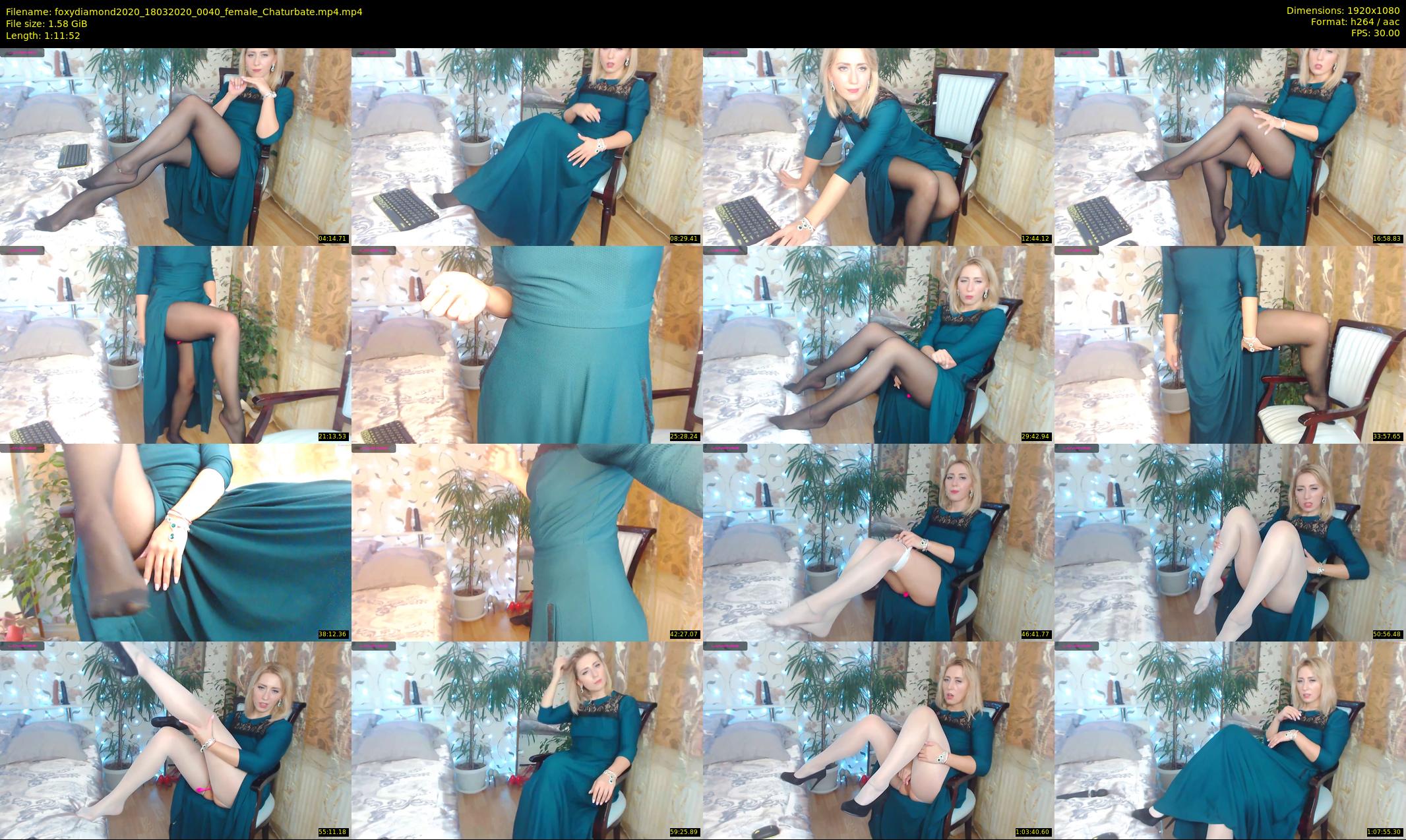 foxydiamond2020 — 72 minute Chaturbate female cam show recording, 1080p, Mar 18, 2020