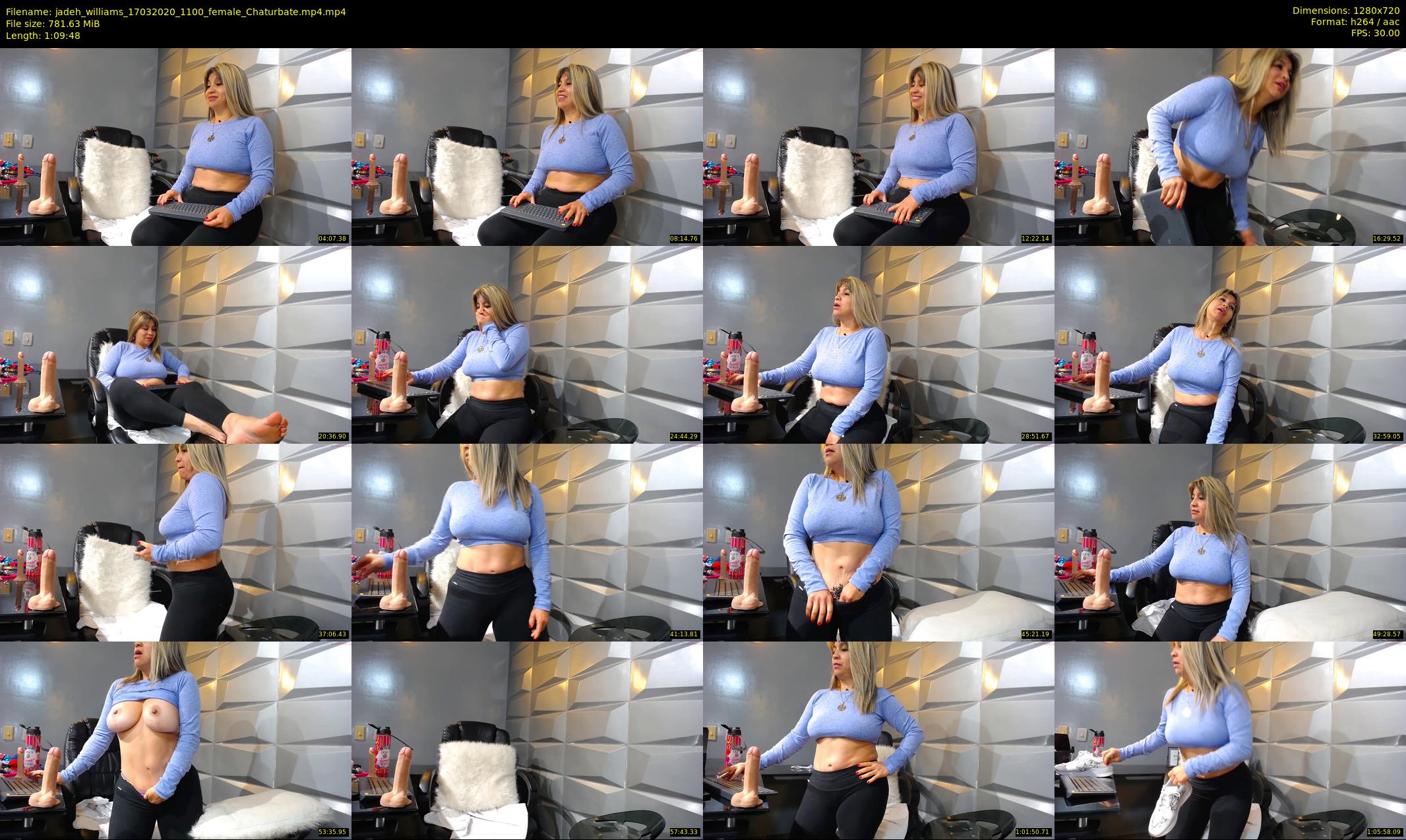 jadeh_williams — 70 minute Chaturbate female cam show recording, 720p, Mar 17, 2020