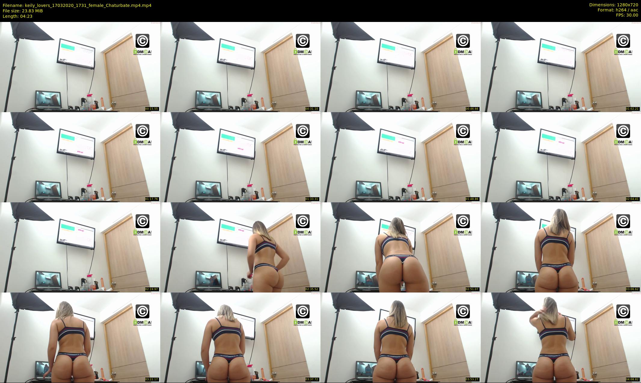 keily_lovers — 5 minute Chaturbate female cam show recording, 720p, Mar 17, 2020