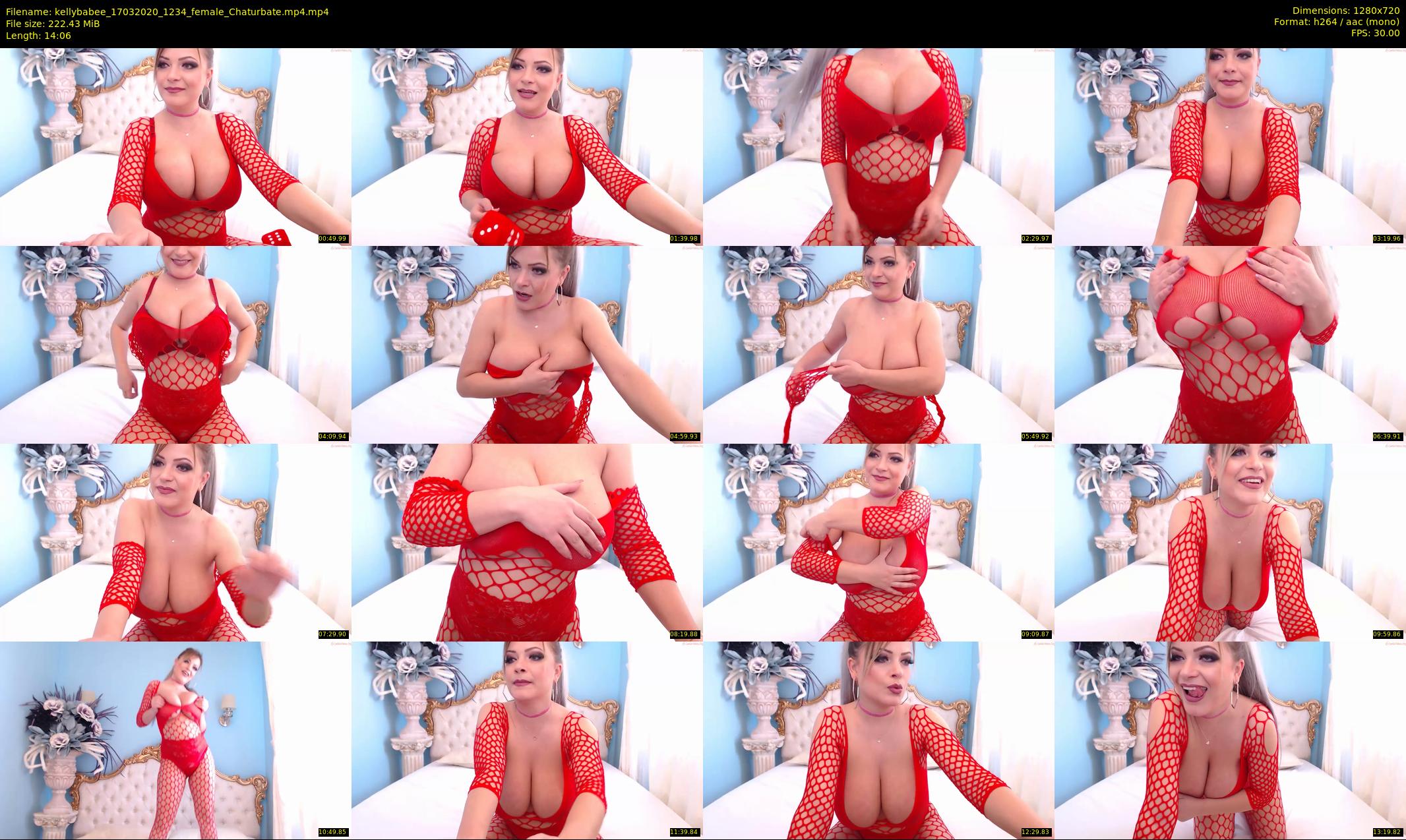 kellybabee — 15 minute Chaturbate female cam show recording, 720p, Mar 17, 2020
