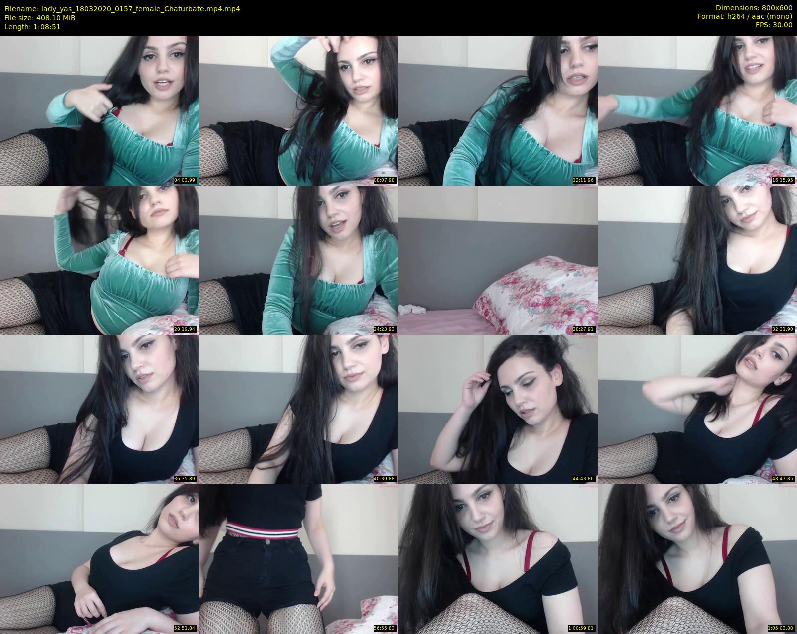 lady_yas — 69 minute Chaturbate female cam show recording, 480p, Mar 18, 2020