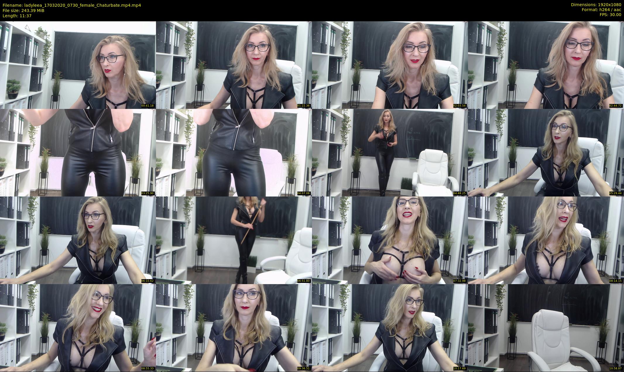 ladyleea — 12 minute Chaturbate female cam show recording, 1080p, Mar 17, 2020