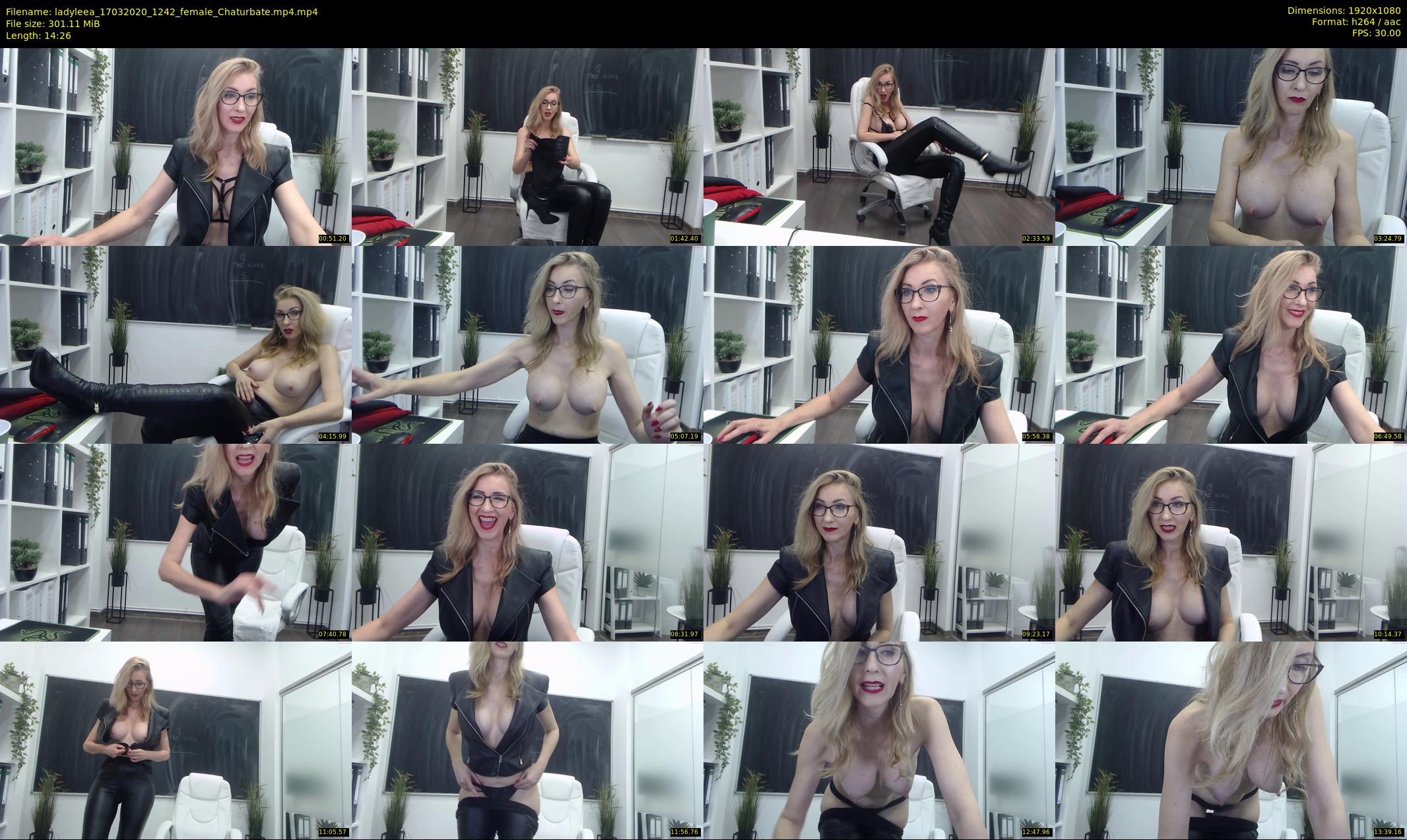 ladyleea — 15 minute Chaturbate female cam show recording, 1080p, Mar 17, 2020