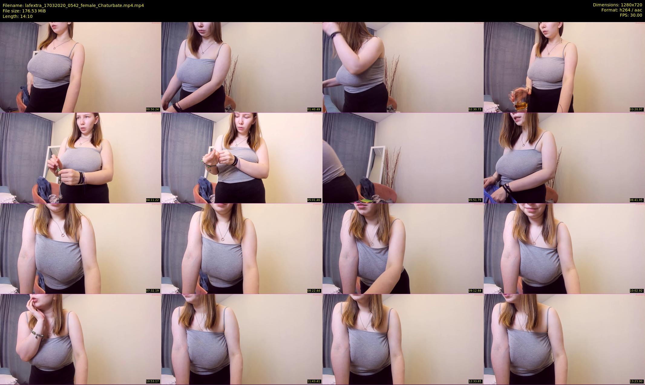 lafextra — 15 minute Chaturbate female cam show recording, 720p, Mar 17, 2020
