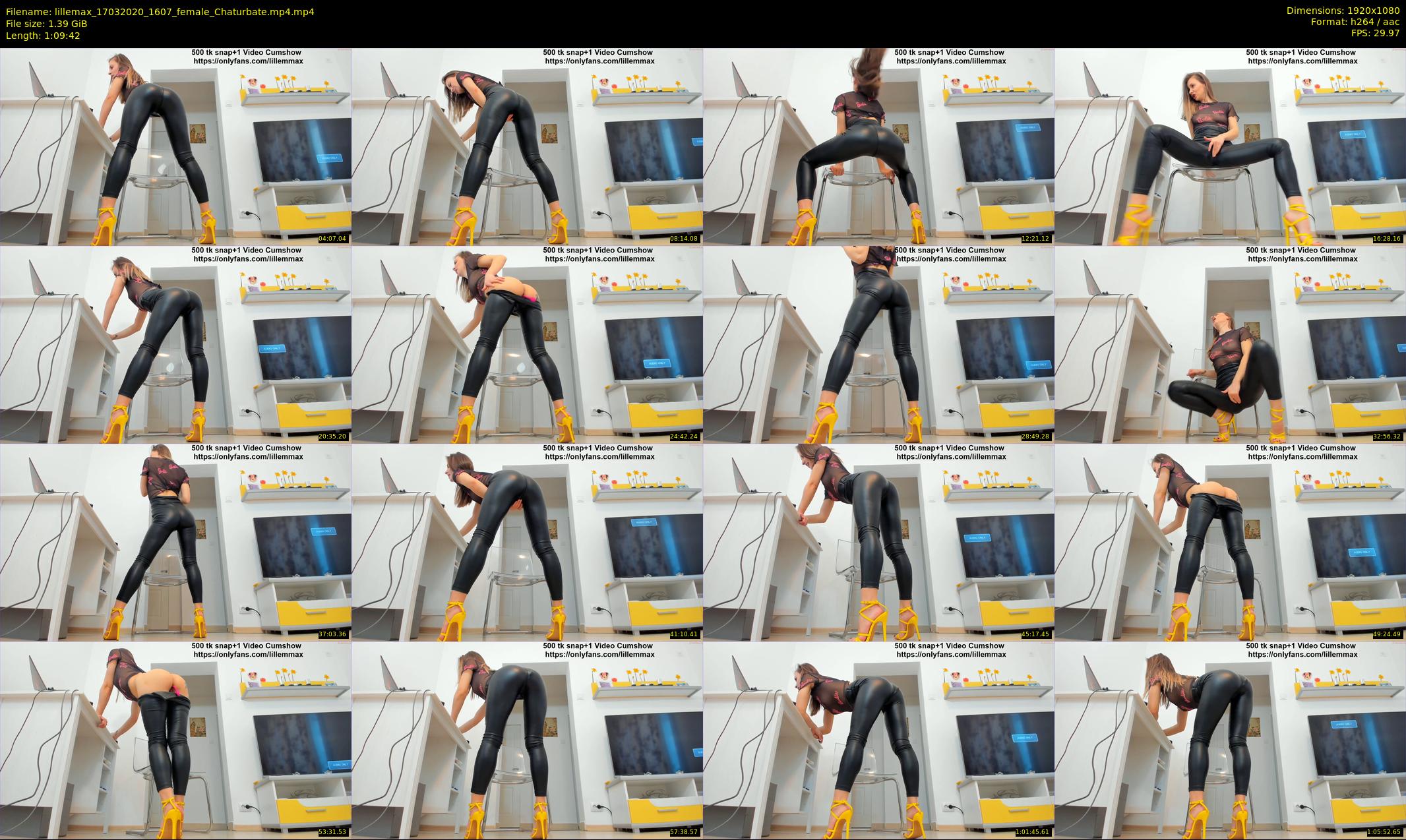 lillemax — 70 minute Chaturbate female cam show recording, 1080p, Mar 17, 2020