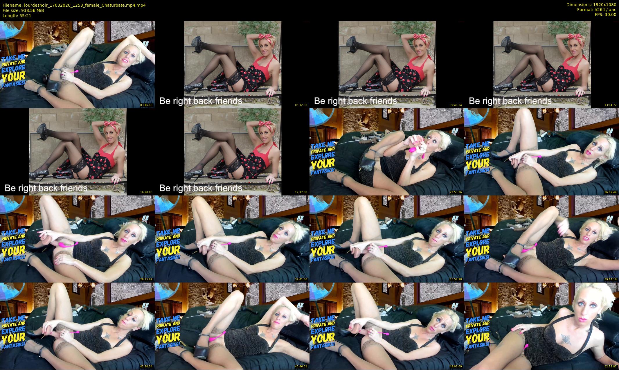 lourdesnoir — 56 minute Chaturbate female cam show recording, 1080p, Mar 17, 2020