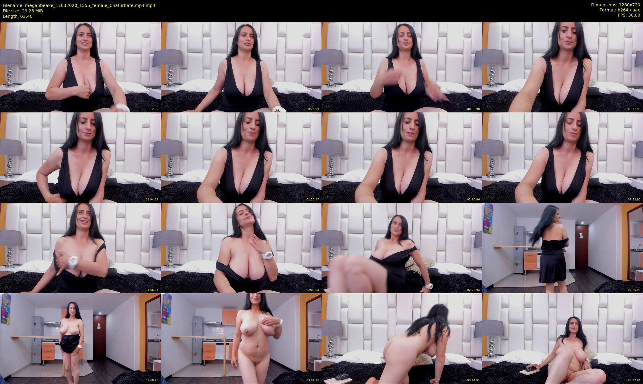 meganbeake — 4 minute Chaturbate female cam show recording, 720p, Mar 17, 2020
