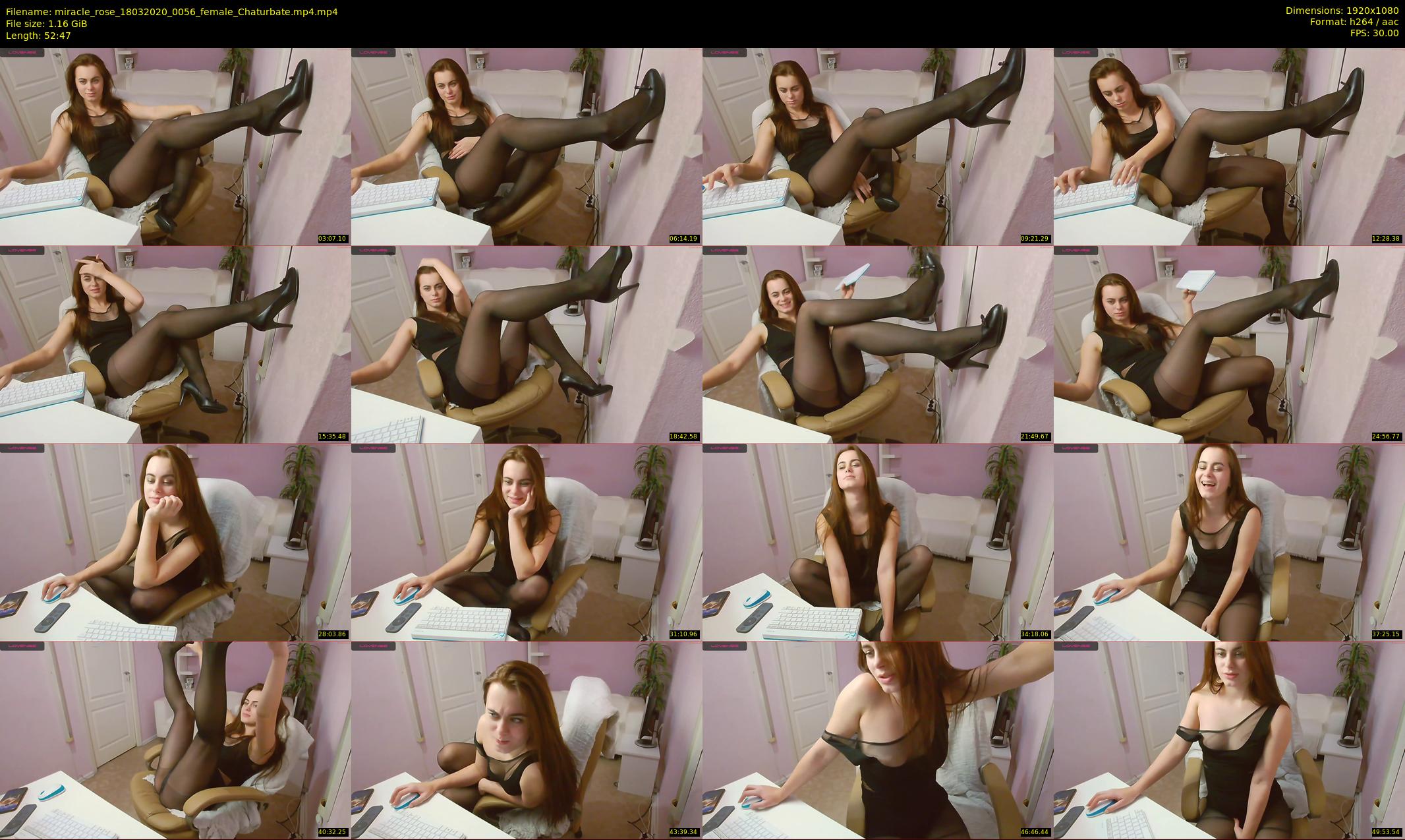 miracle_rose — 53 minute Chaturbate female cam show recording, 1080p, Mar 18, 2020