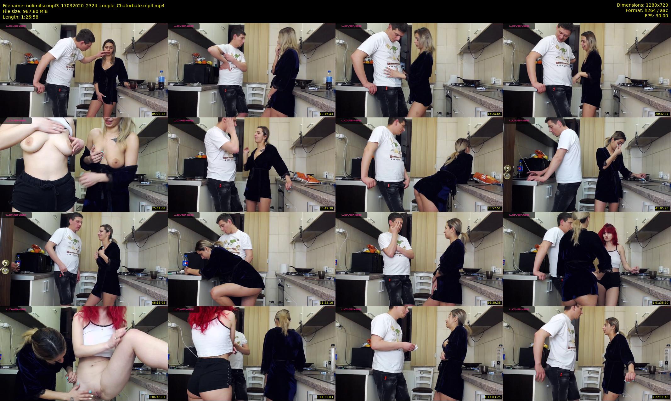 nolimitscoupl3 — 87 minute Chaturbate couple cam show recording, 720p, Mar 17, 2020