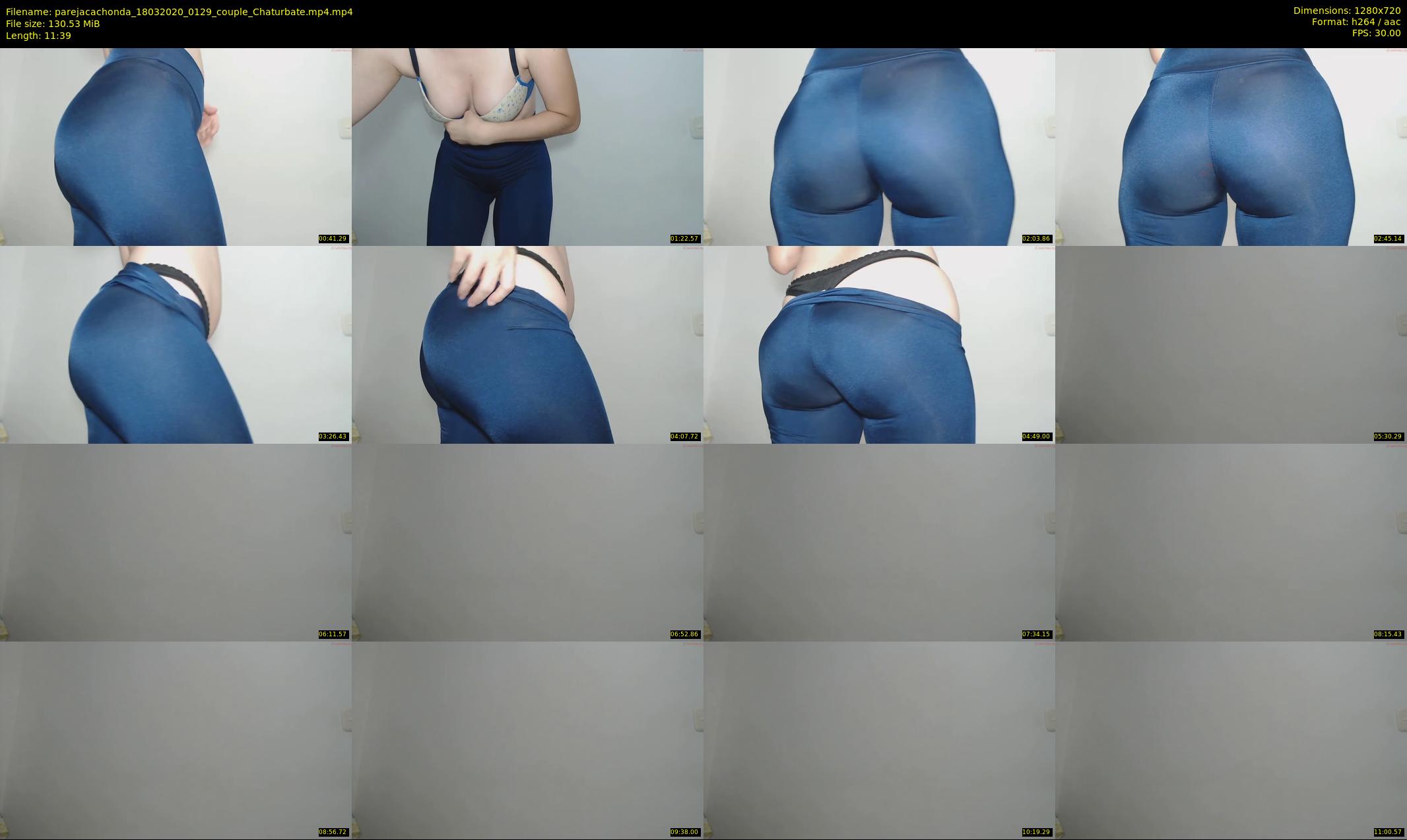 parejacachonda — 12 minute Chaturbate couple cam show recording, 720p, Mar 18, 2020