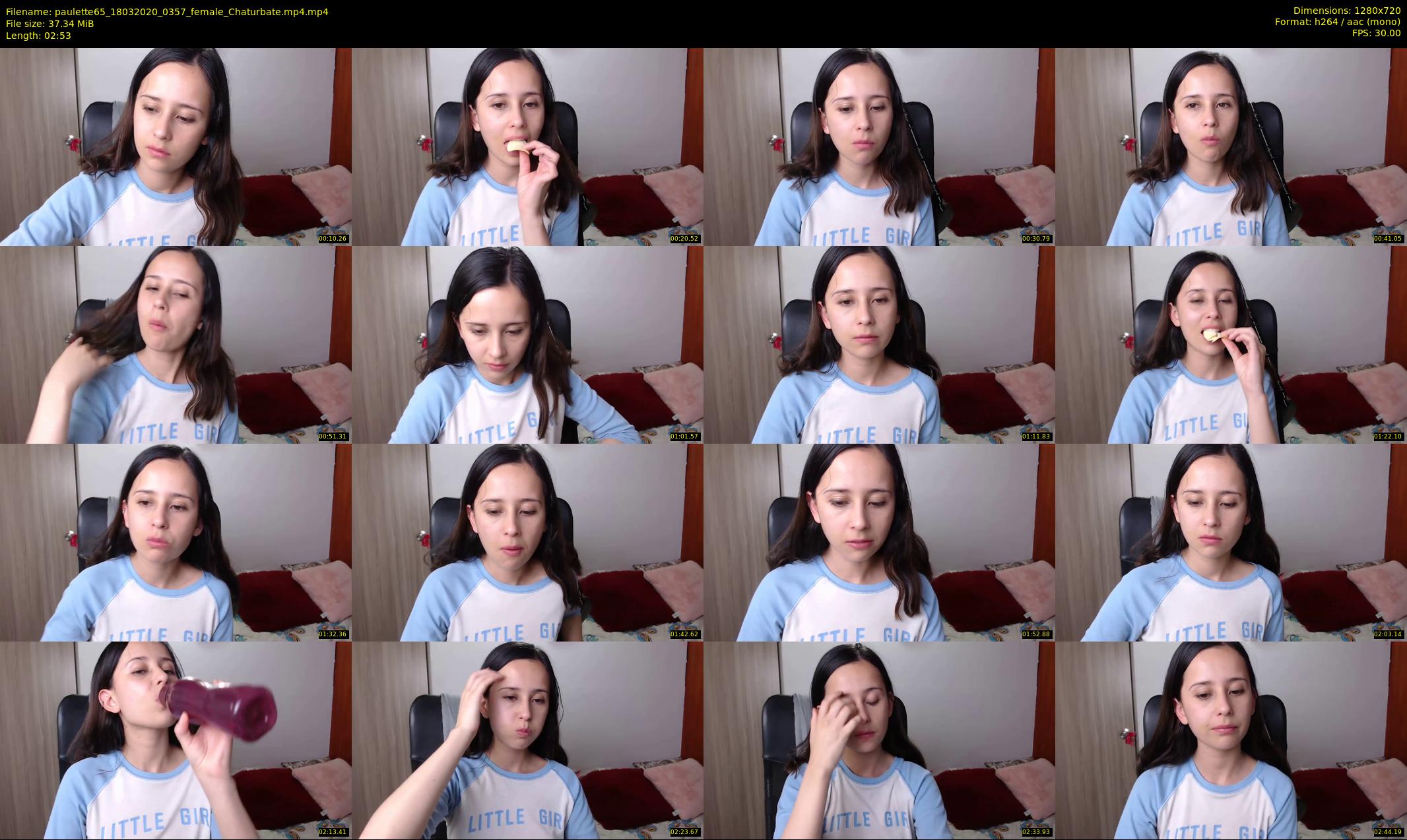 paulette65 — 3 minute Chaturbate female cam show recording, 720p, Mar 18, 2020