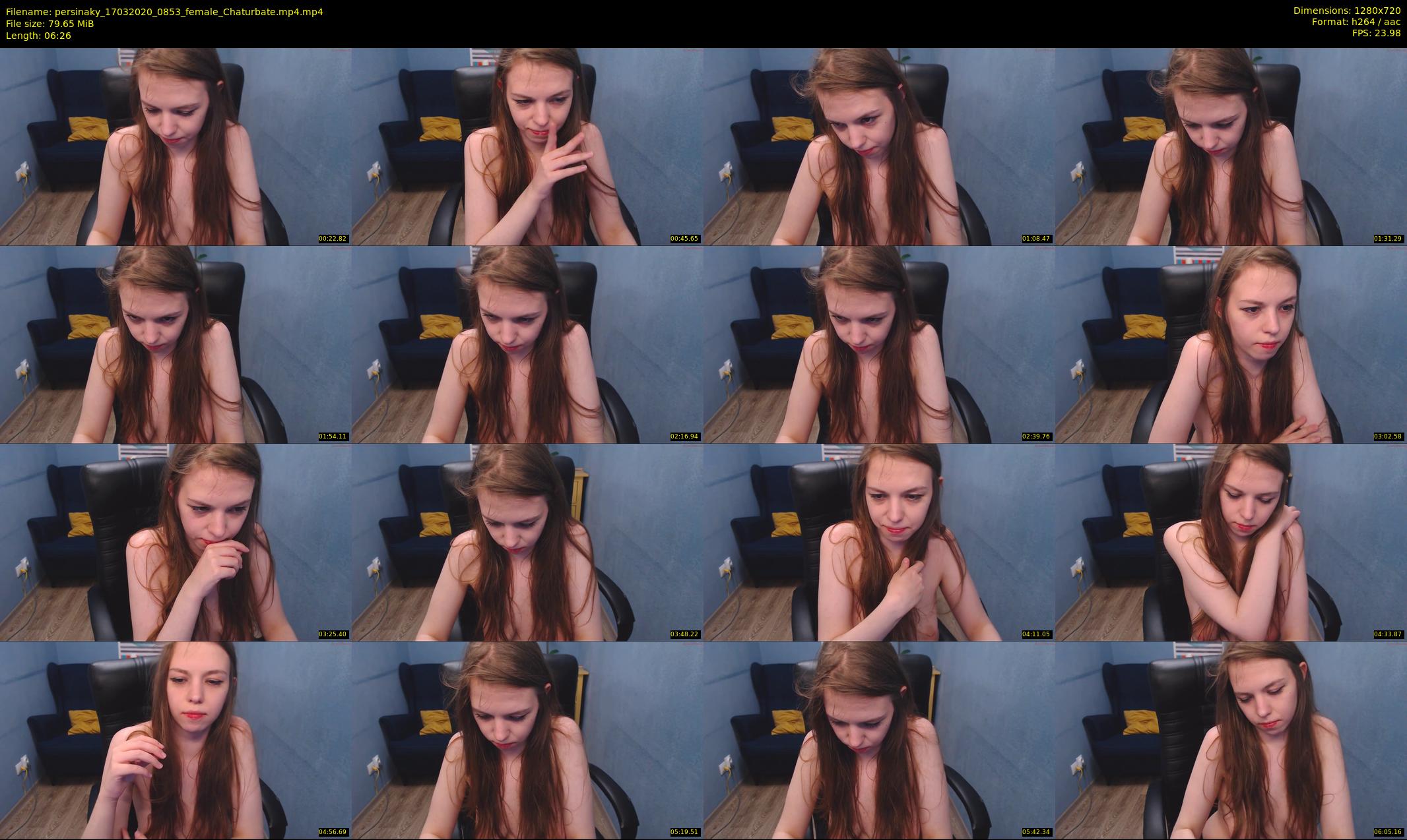 persinaky — 7 minute Chaturbate female cam show recording, 720p, Mar 17, 2020