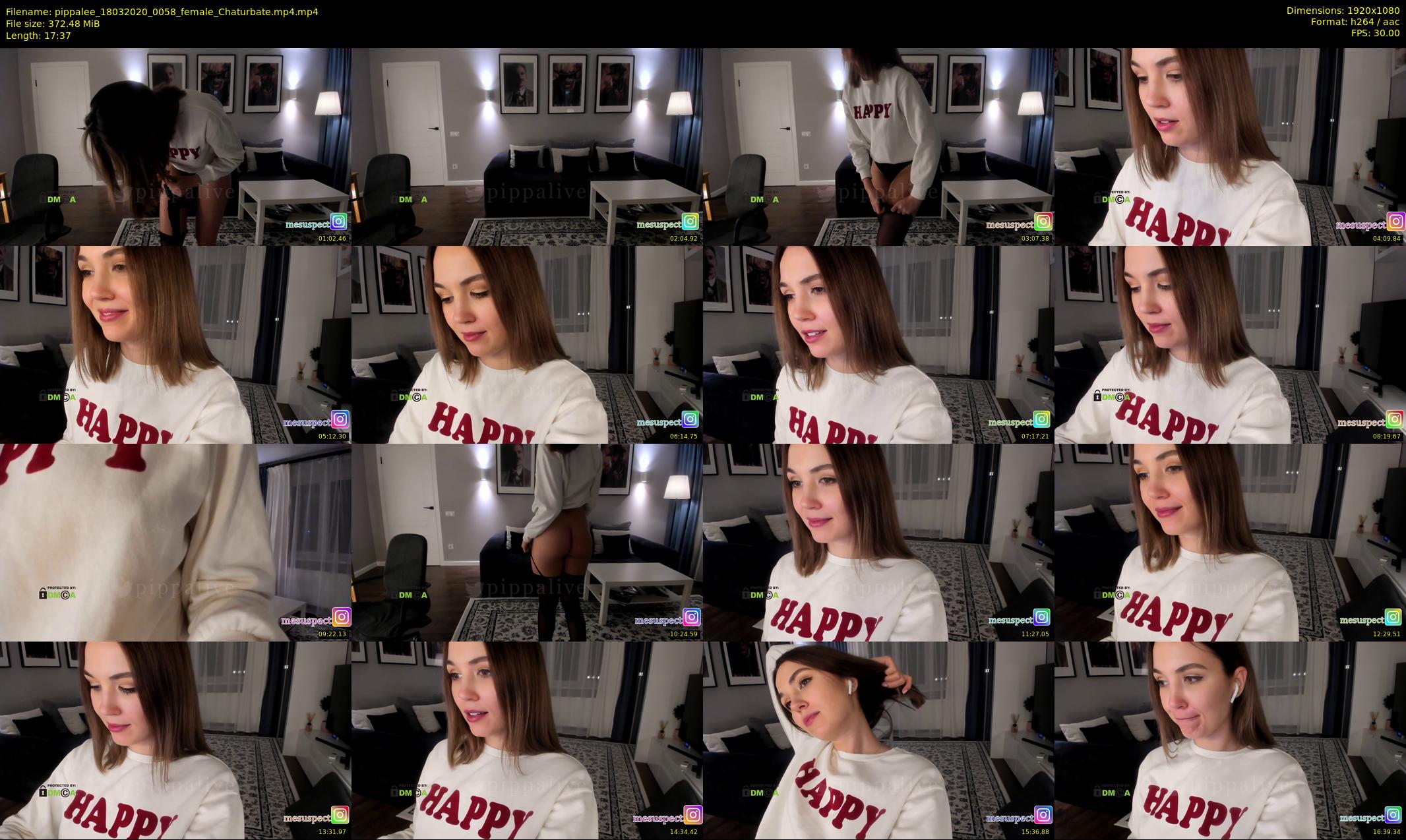 pippalee — 18 minute Chaturbate female cam show recording, 1080p, Mar 18, 2020