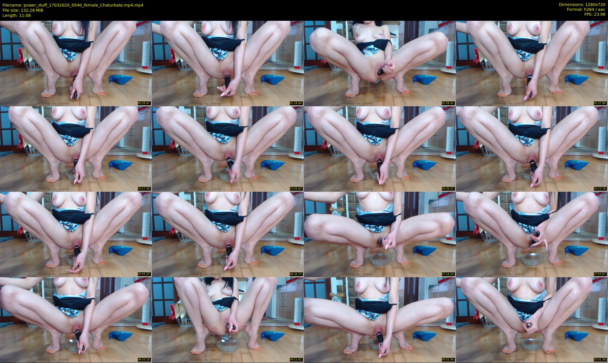 power_stuff — 12 minute Chaturbate female cam show recording, 720p, Mar 17, 2020