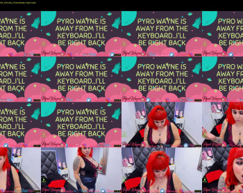 pyrowayne — 25 minute Chaturbate female cam show recording, 720p, Mar 17, 2020