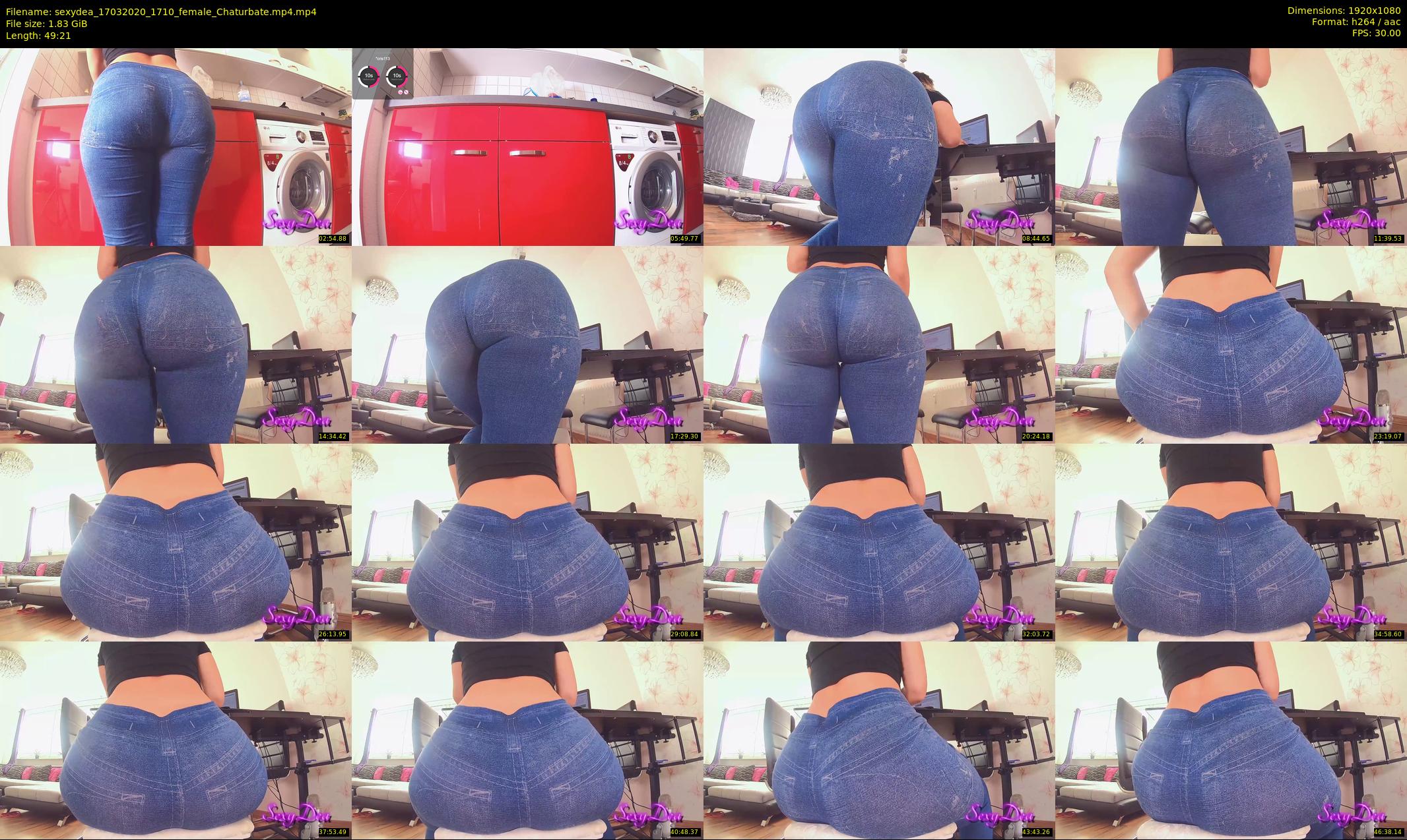 sexydea — 50 minute Chaturbate female cam show recording, 1080p, Mar 17, 2020