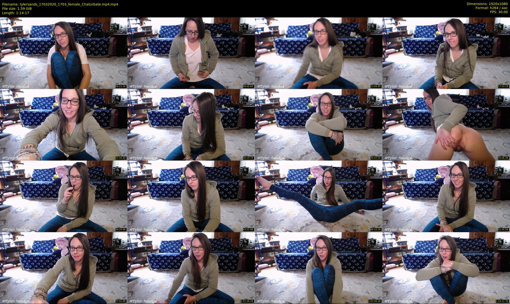 tylersands — 75 minute Chaturbate female cam show recording, 1080p, Mar 17, 2020
