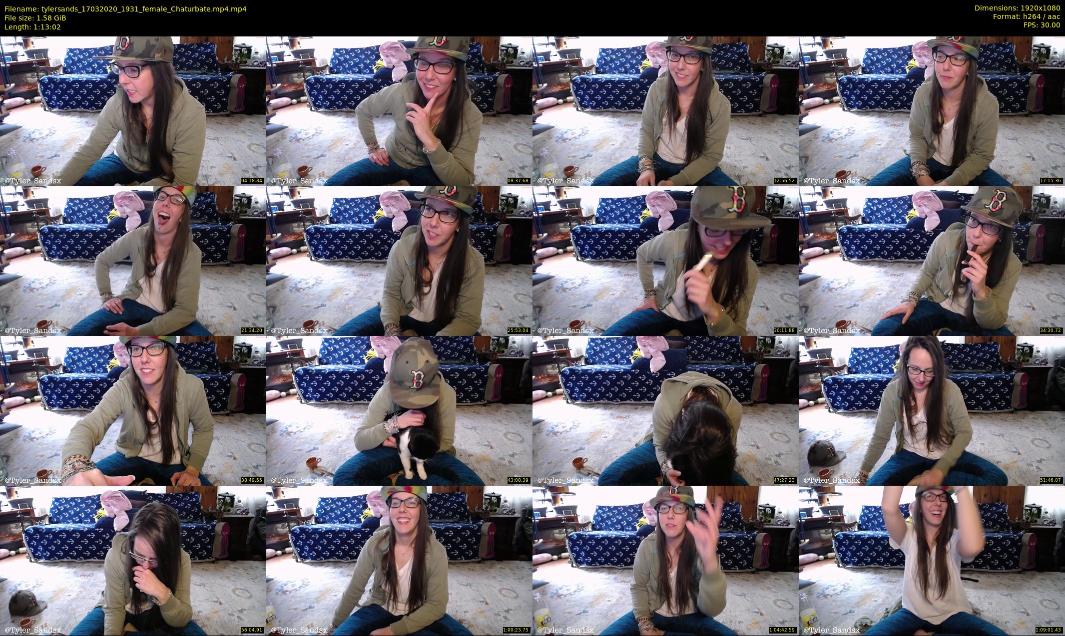 tylersands — 74 minute Chaturbate female cam show recording, 1080p, Mar 17, 2020