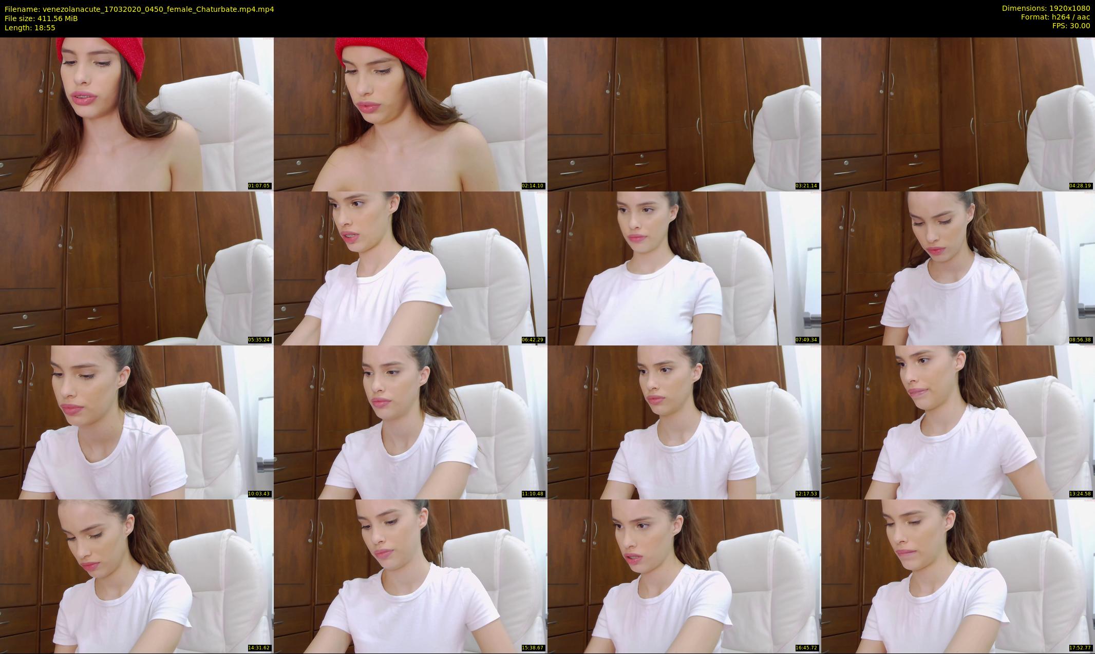 venezolanacute — 19 minute Chaturbate female cam show recording, 1080p, Mar 17, 2020