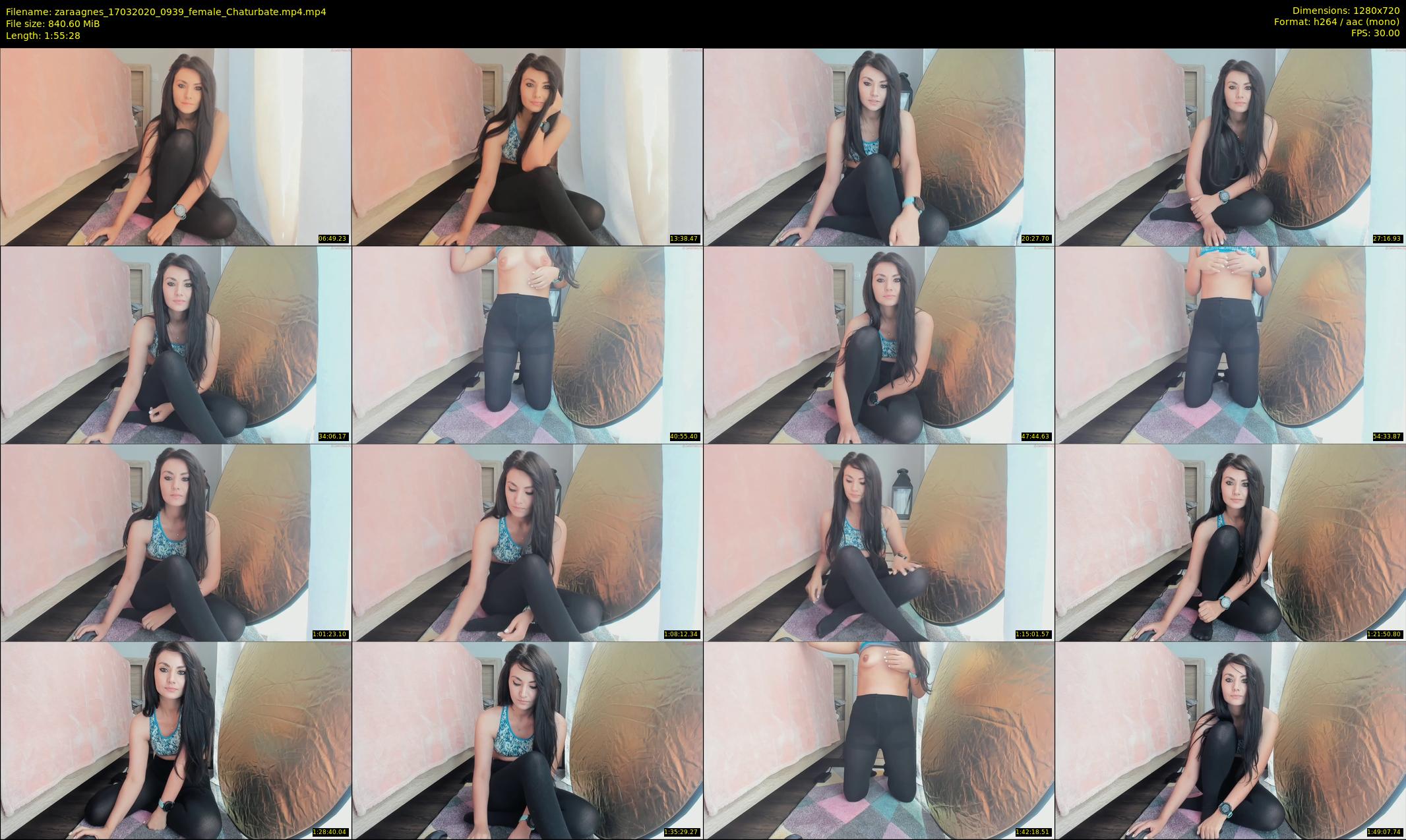 zaraagnes — 116 minute Chaturbate female cam show recording, 720p, Mar 17, 2020