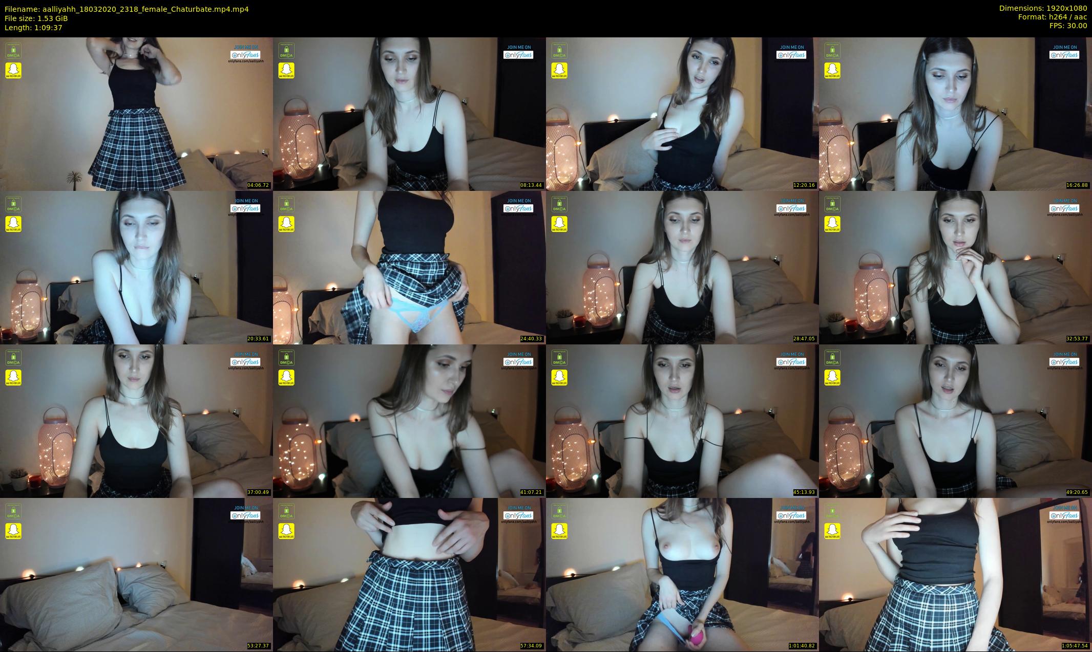 aalliyahh — 70 minute Chaturbate female cam show recording, 1080p, Mar 18, 2020