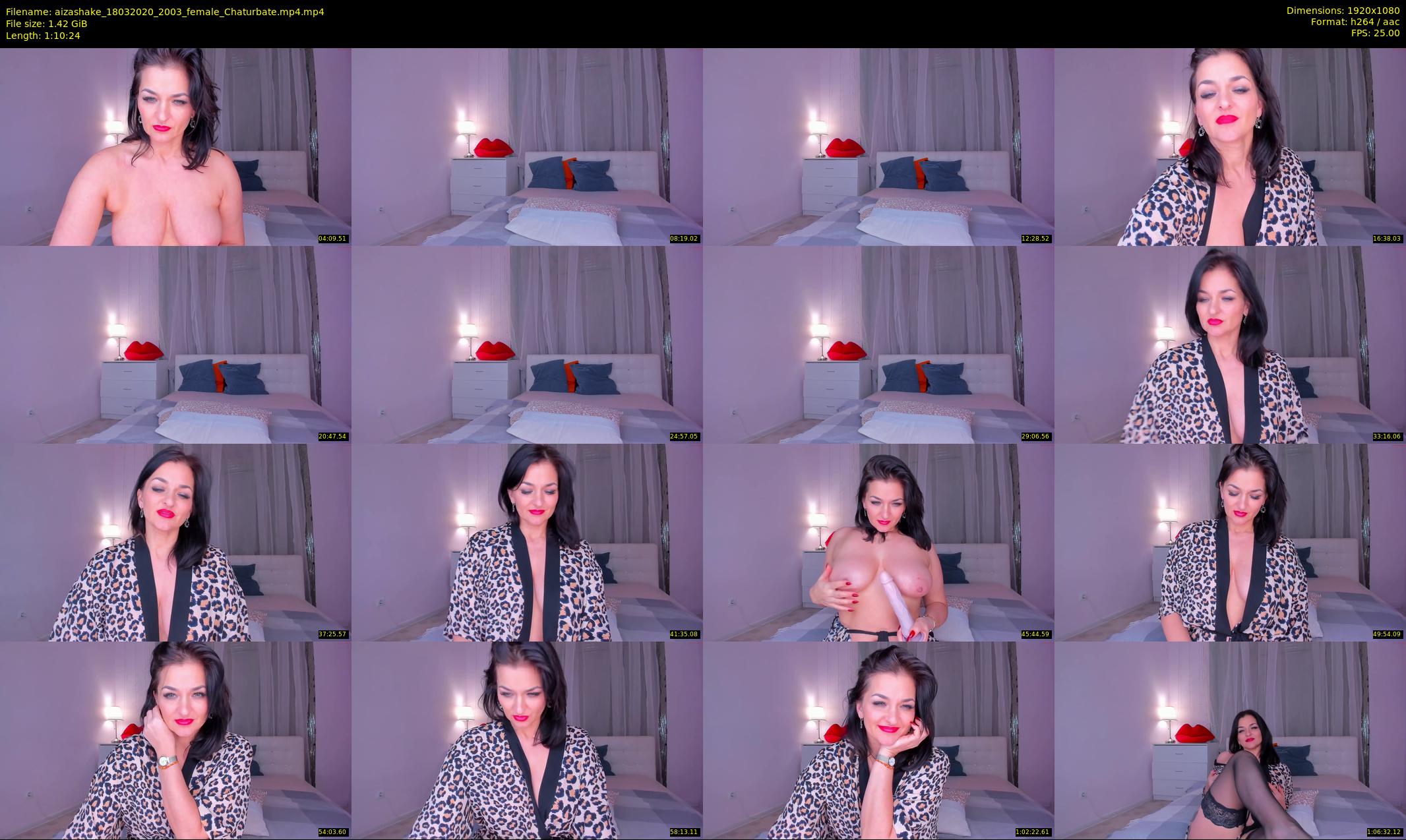 aizashake — 71 minute Chaturbate female cam show recording, 1080p, Mar 18, 2020