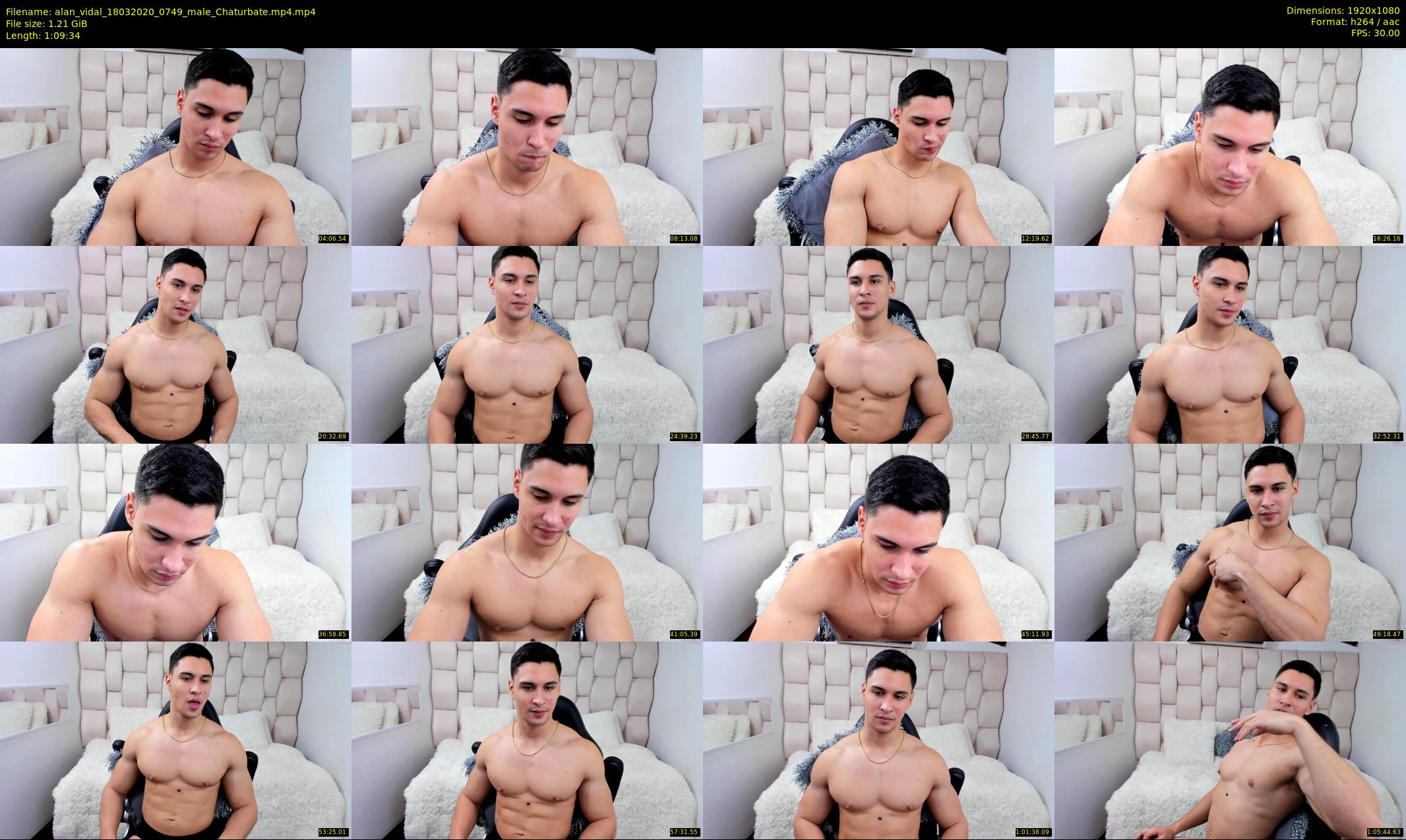 alan_vidal — 70 minute Chaturbate male cam show recording, 1080p, Mar 18, 2020