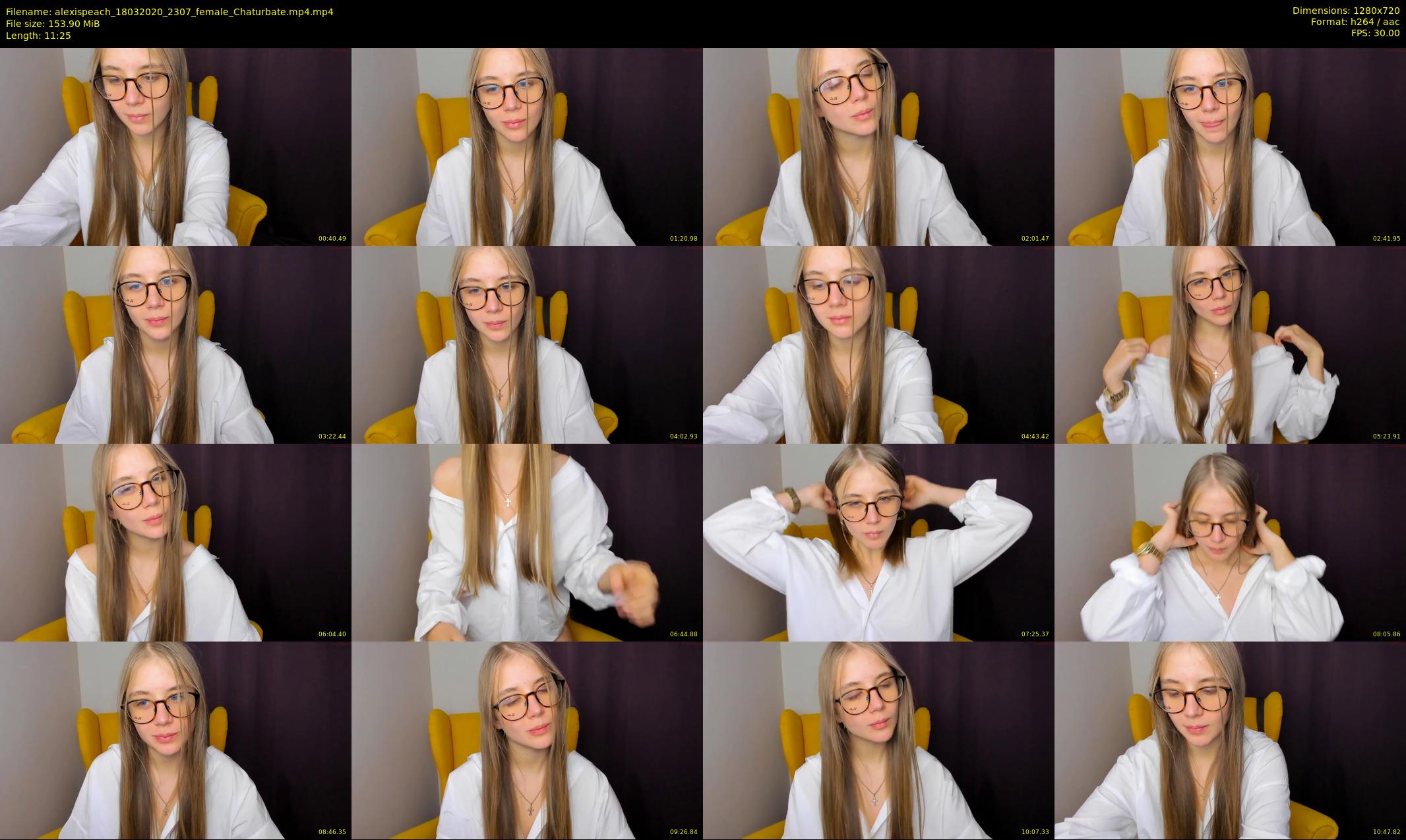 alexispeach — 12 minute Chaturbate female cam show recording, 720p, Mar 18, 2020