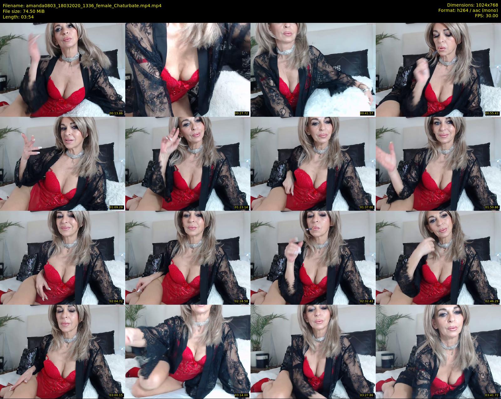 amanda0803 — 4 minute Chaturbate female cam show recording, 720p, Mar 18, 2020