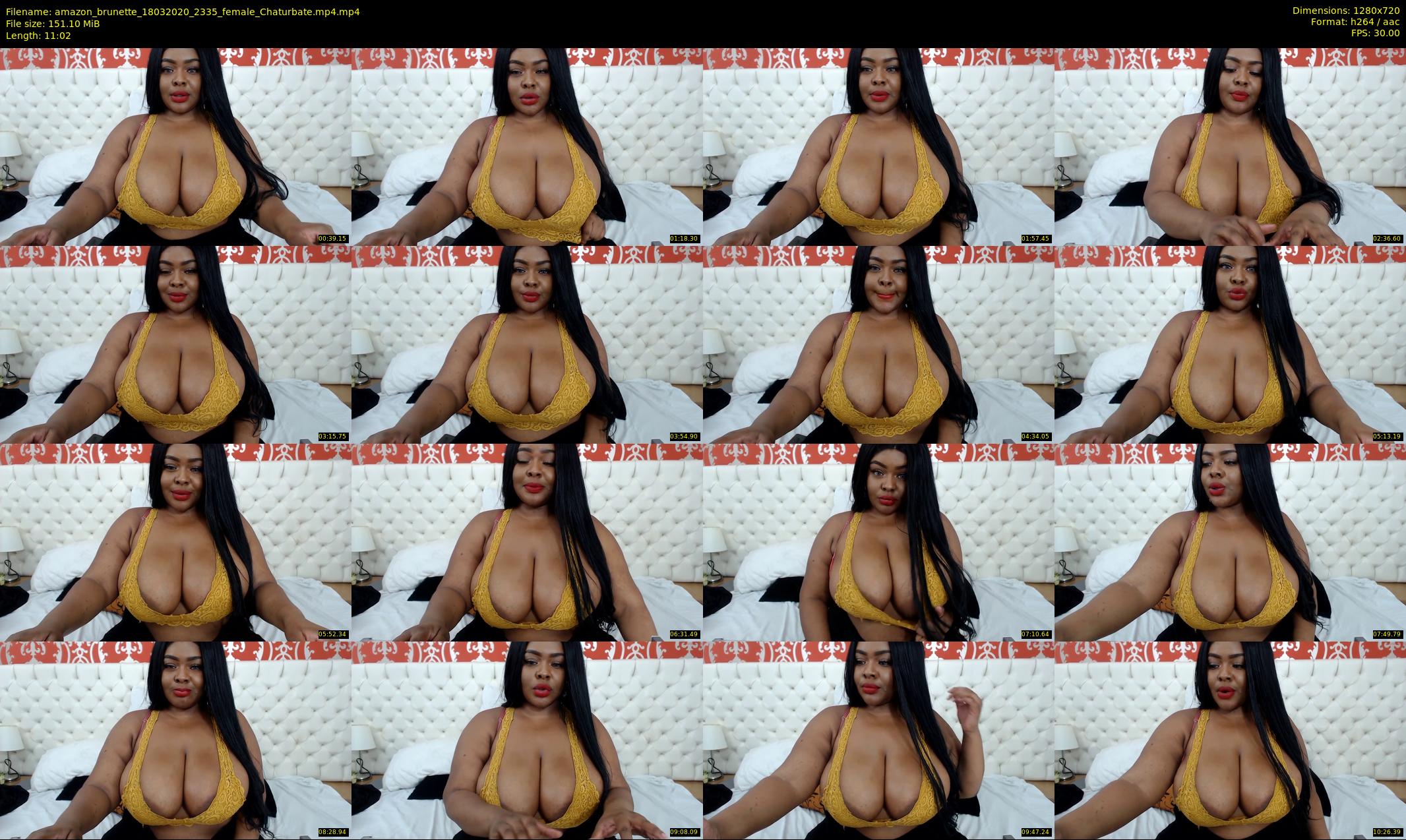 amazon_brunette — 12 minute Chaturbate female cam show recording, 720p, Mar 18, 2020