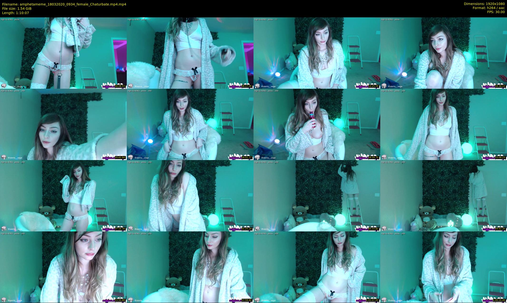 amphetameme — 71 minute Chaturbate female cam show recording, 1080p, Mar 18, 2020
