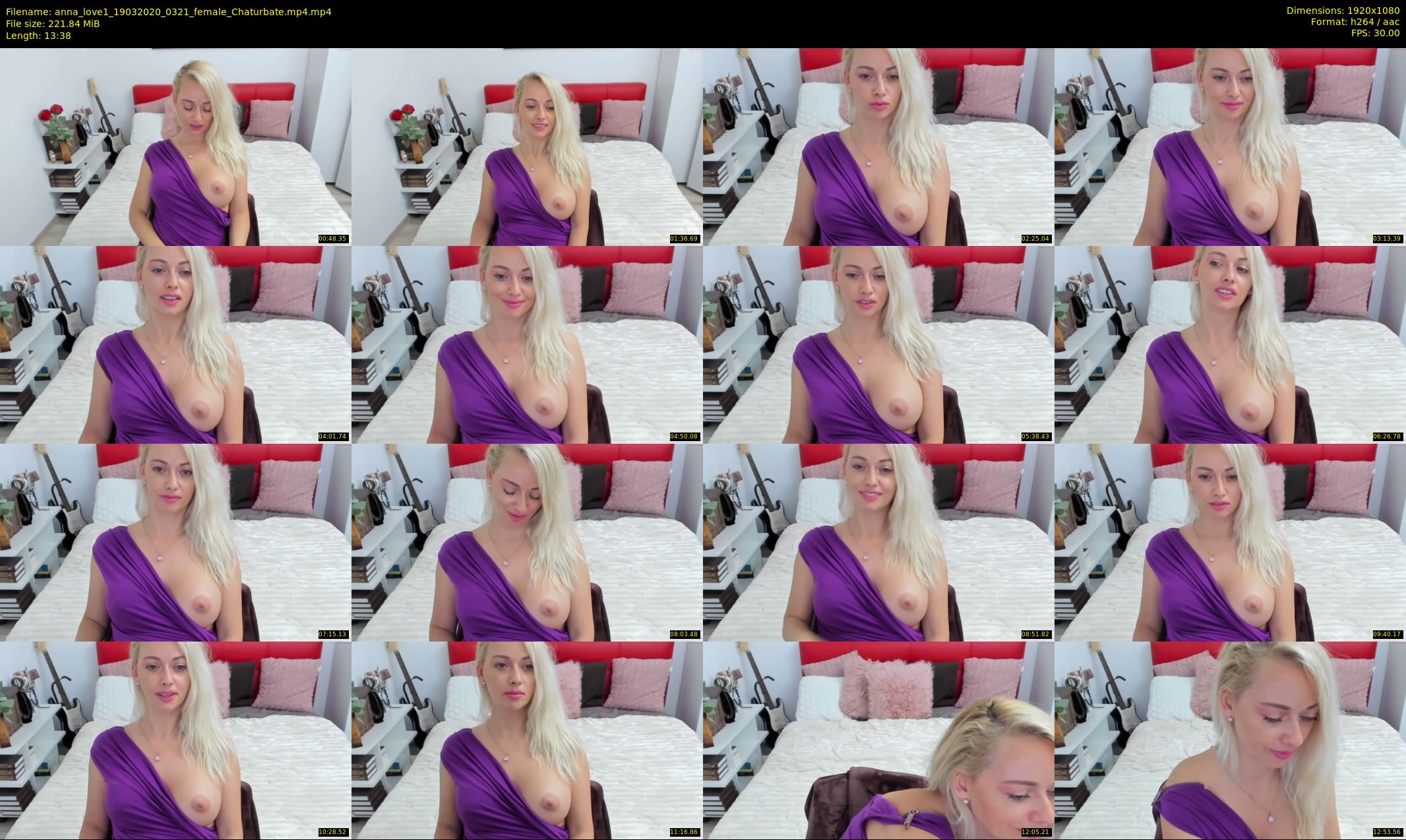 anna_love1 — 14 minute Chaturbate female cam show recording, 1080p, Mar 19, 2020