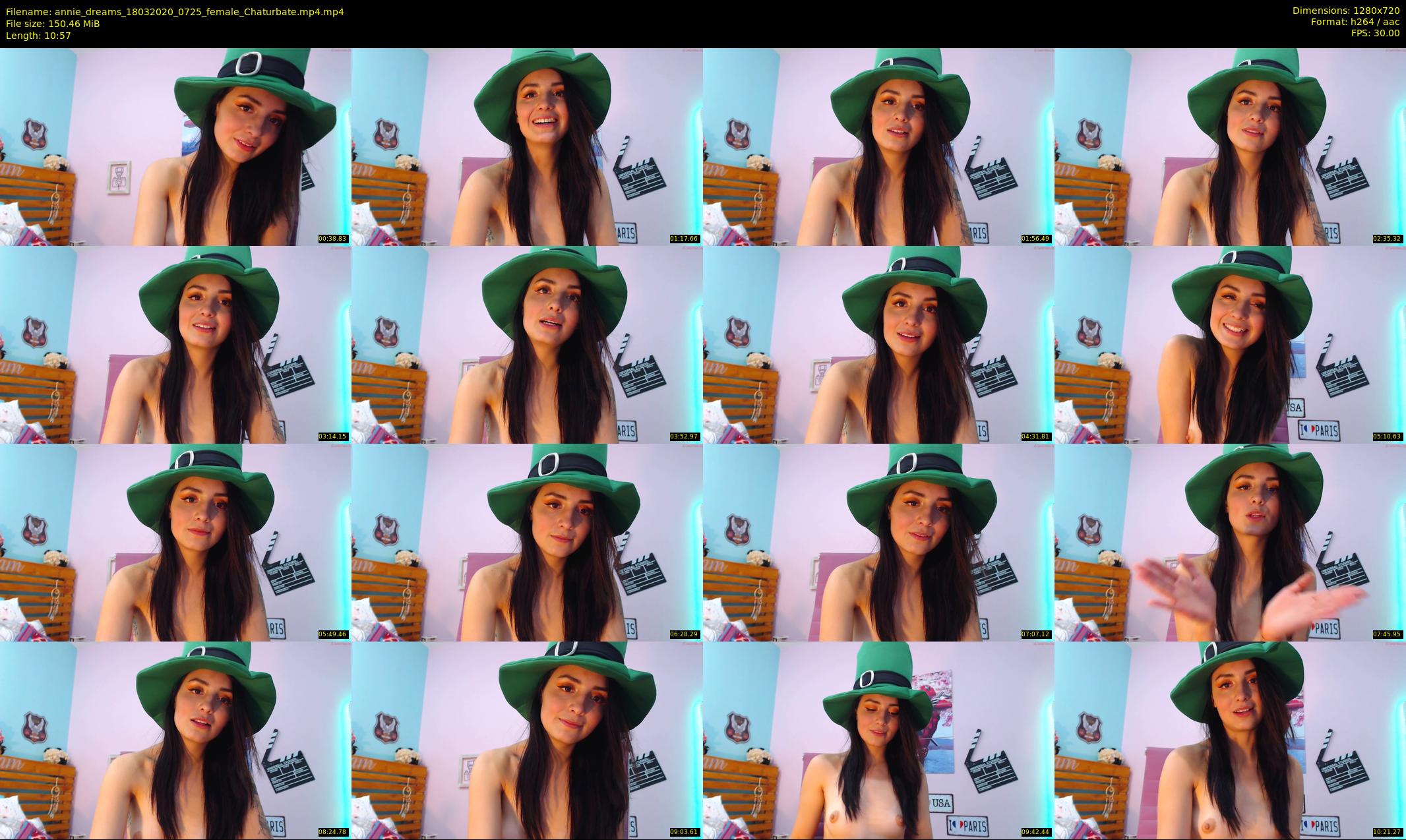 annie_dreams — 11 minute Chaturbate female cam show recording, 720p, Mar 18, 2020