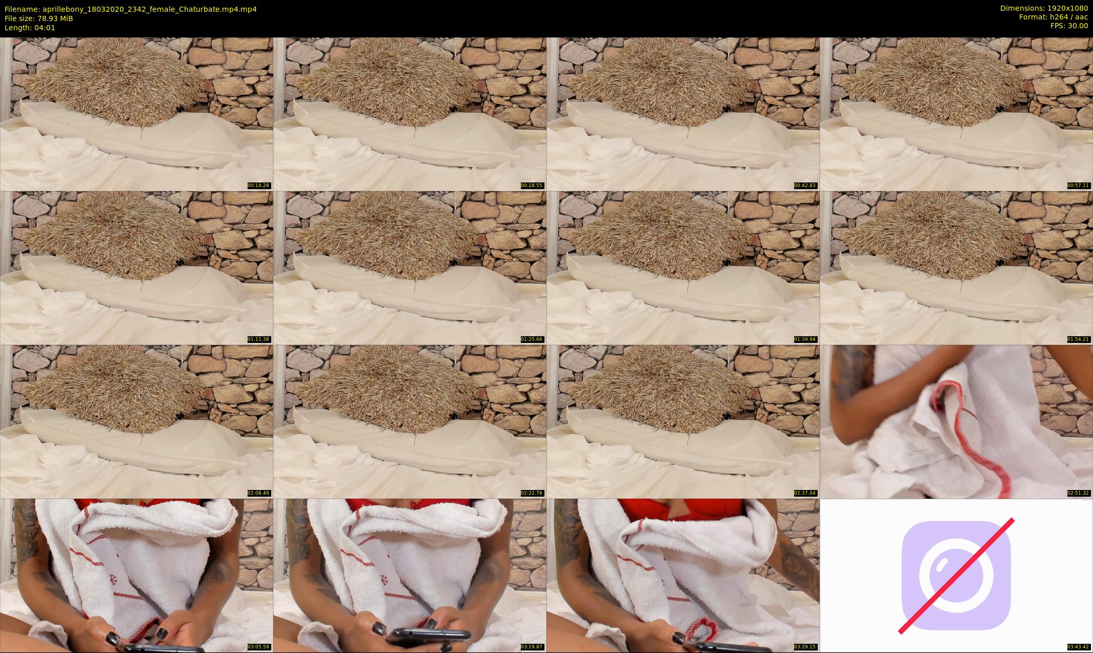 aprillebony — 5 minute Chaturbate female cam show recording, 1080p, Mar 18, 2020
