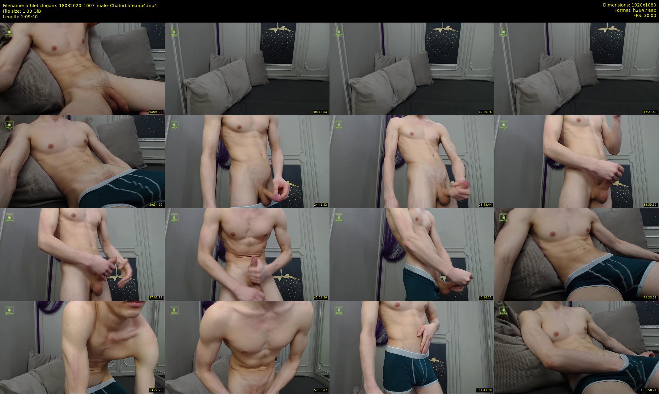 athleticloganx — 70 minute Chaturbate male cam show recording, 1080p, Mar 18, 2020