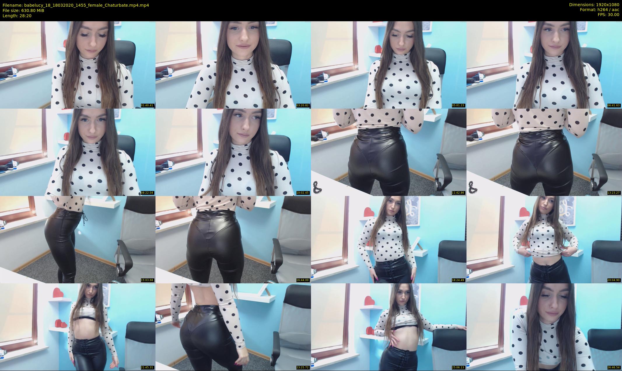 babelucy_18 — 29 minute Chaturbate female cam show recording, 1080p, Mar 18, 2020