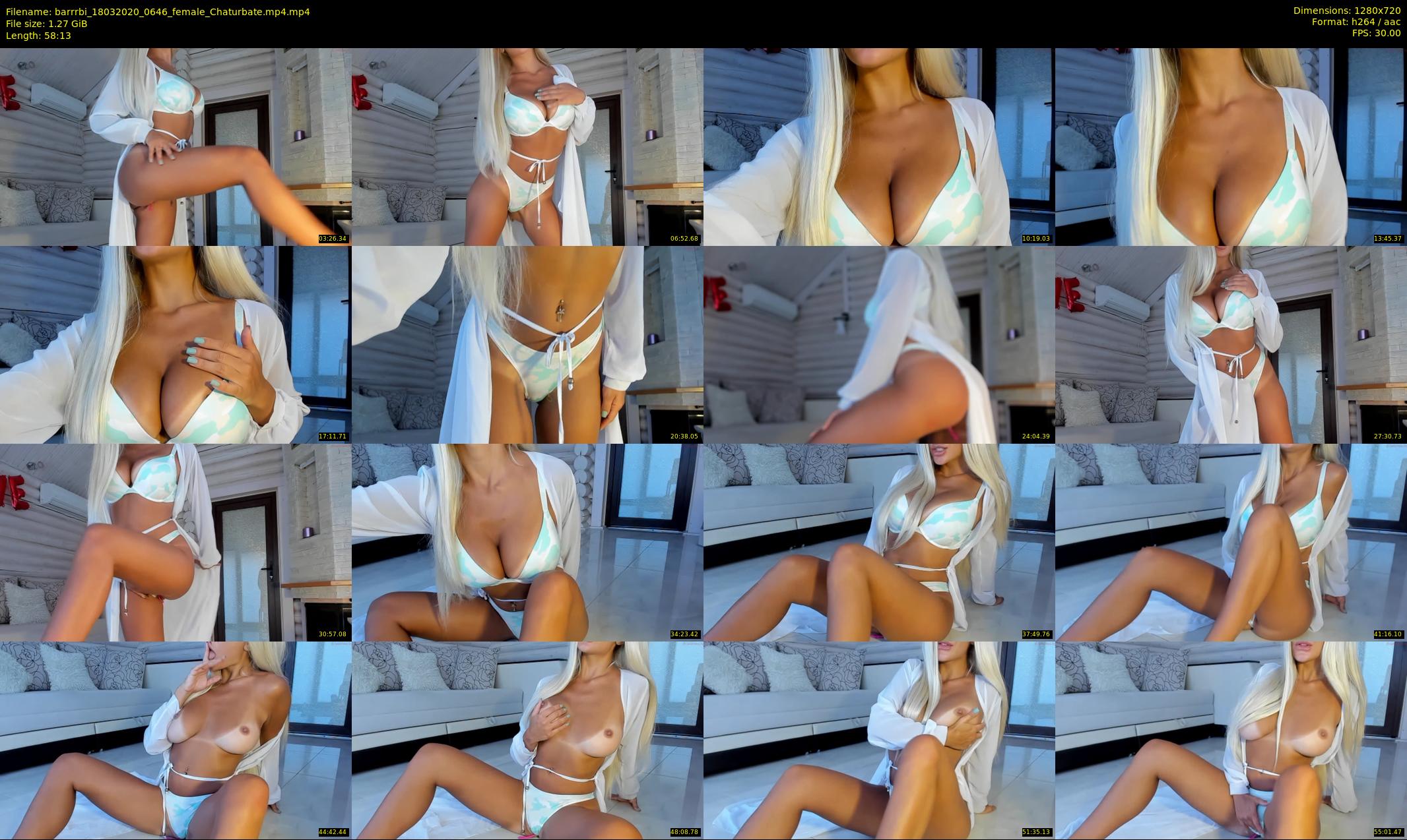 barrrbi — 59 minute Chaturbate female cam show recording, 720p, Mar 18, 2020