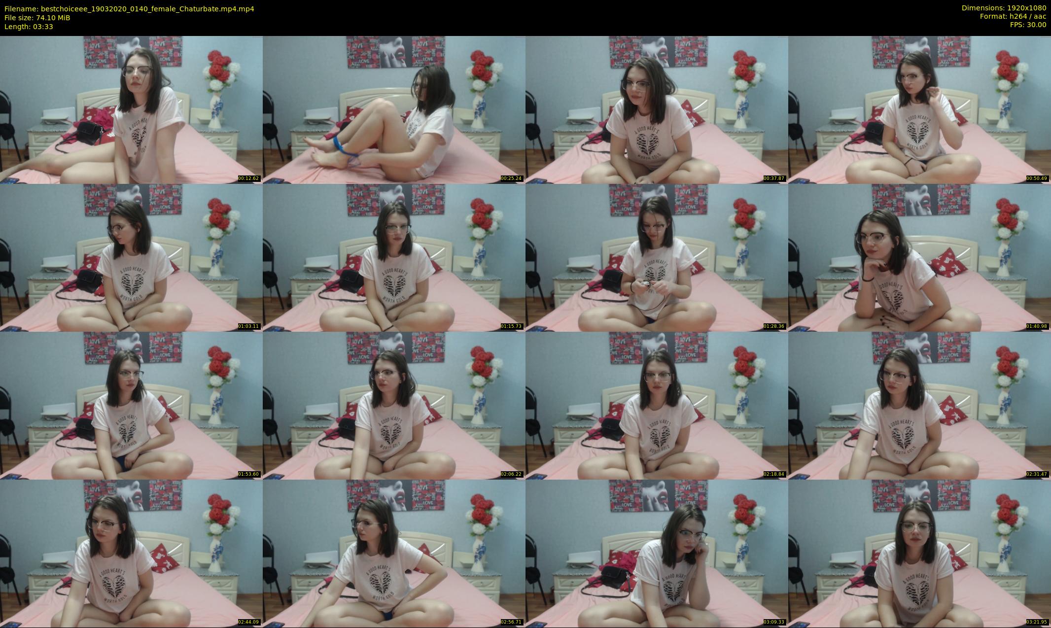 bestchoiceee — 4 minute Chaturbate couple cam show recording, 1080p, Mar 19, 2020